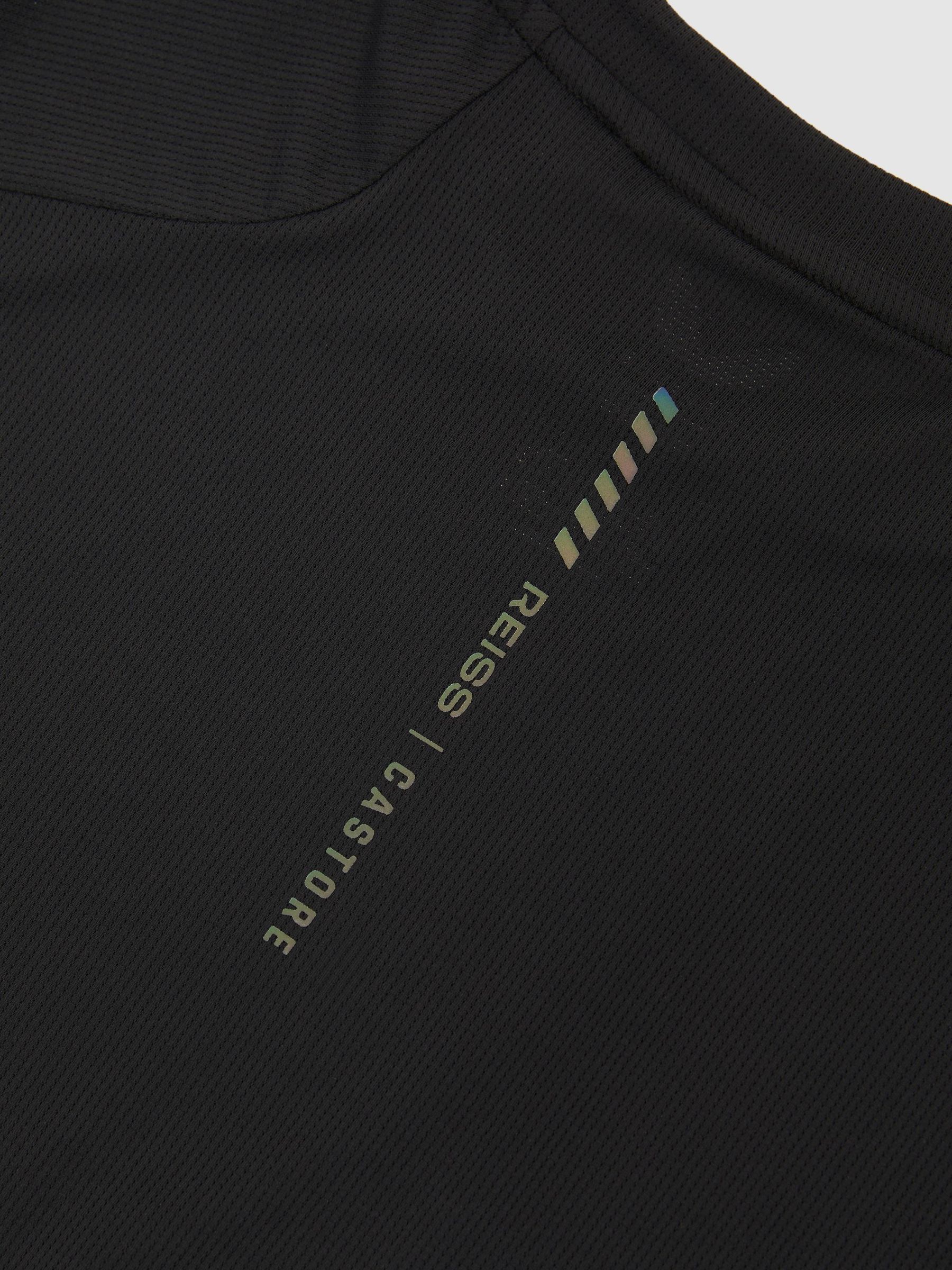 T-shirt Reiss | Castore Performance coupe moderne noir - Image 8 de 10