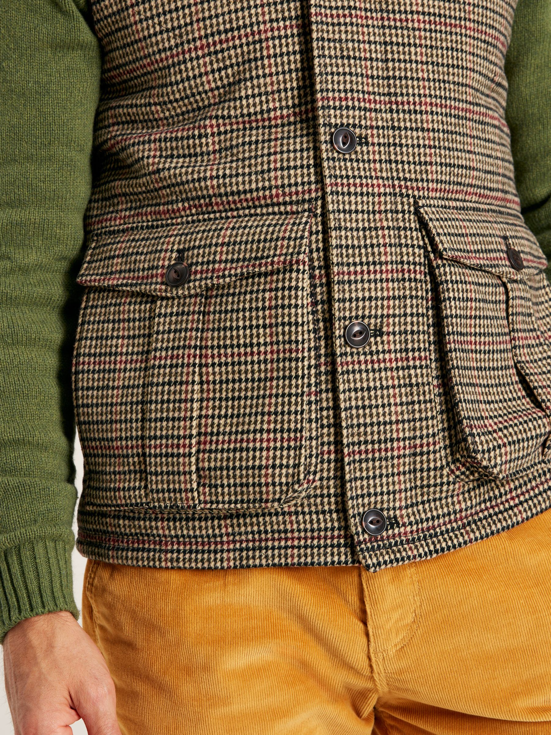 Marriott Brown Tweed Gilet - Image 5 of 8