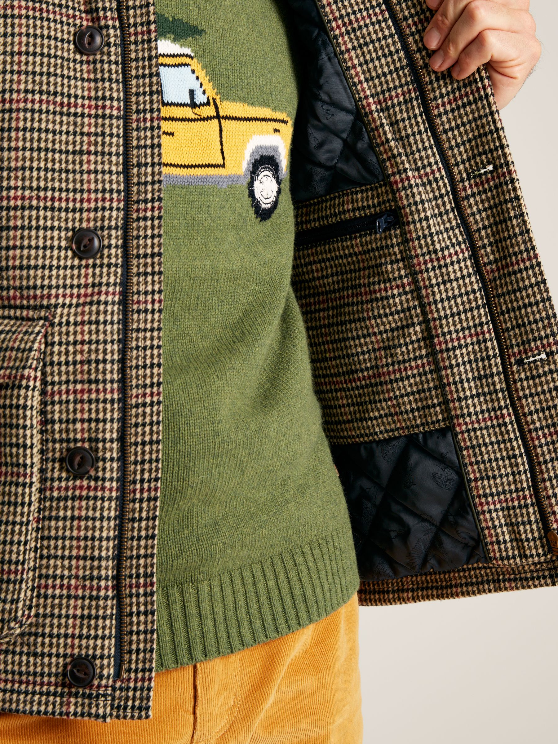 Marriott Brown Tweed Gilet - Image 6 of 8