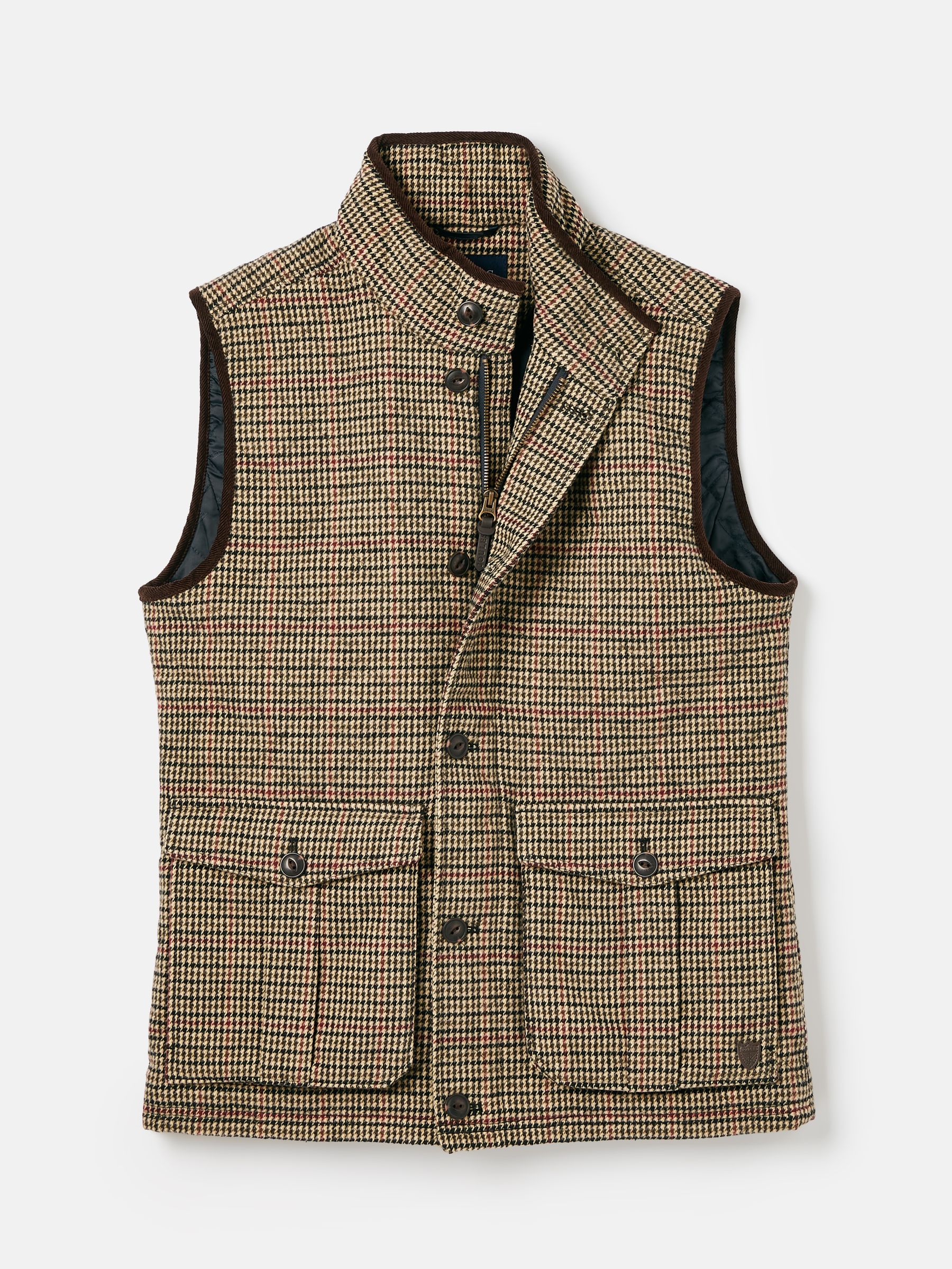 Marriott Brown Tweed Gilet - Image 8 of 8
