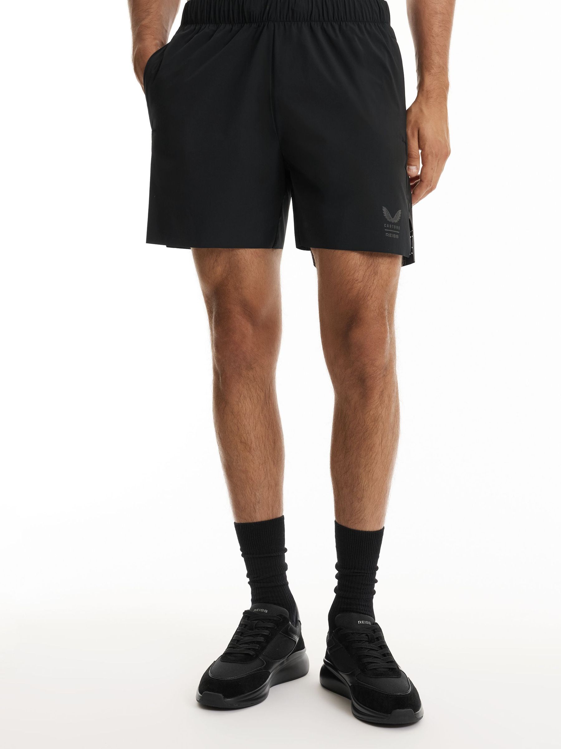 Reiss | Castore 5-Inch Training Shorts in Black - Image 3 de 8