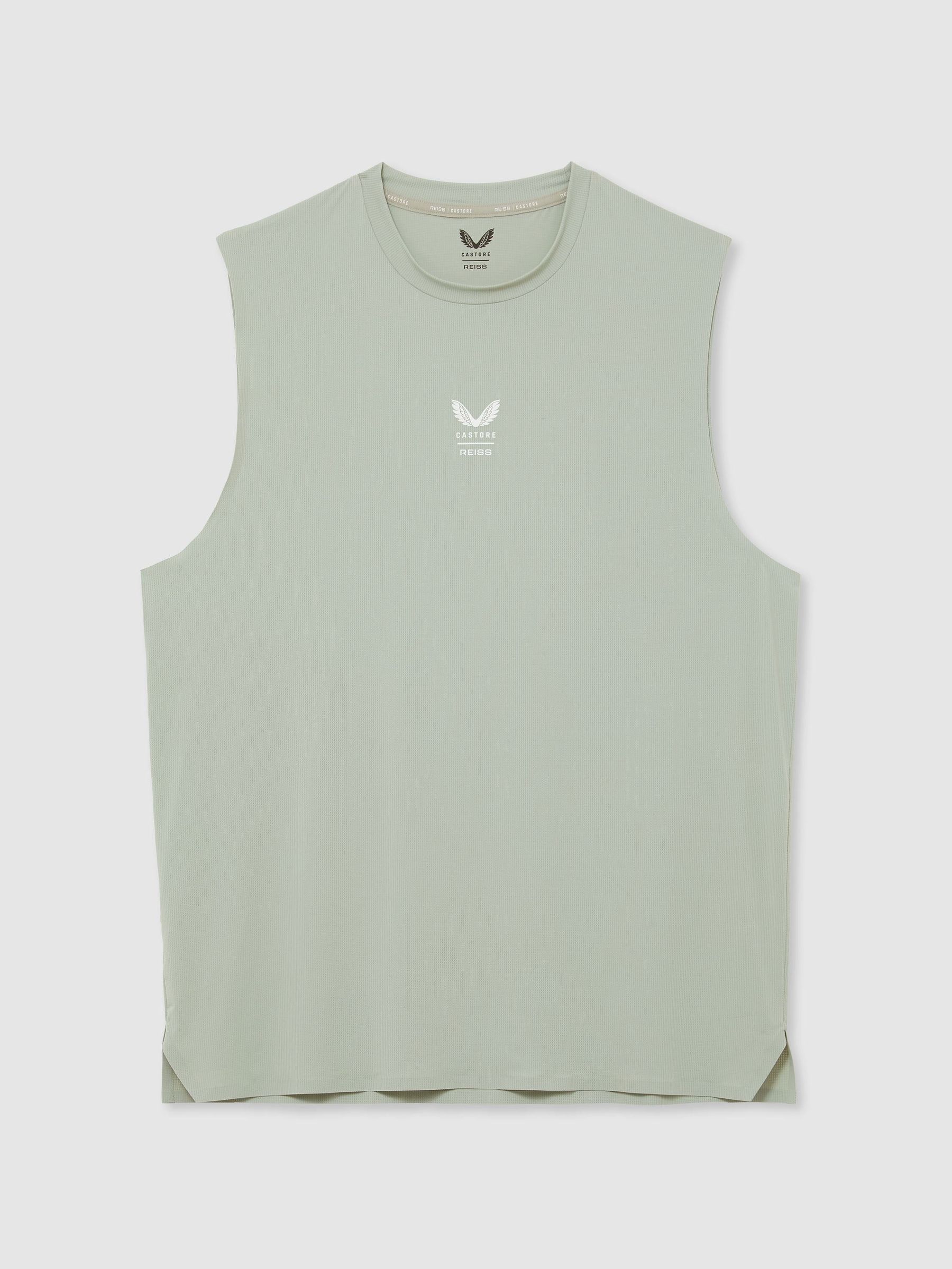 Reiss | Castore Débardeur de performance vert clair - Image 2 de 8