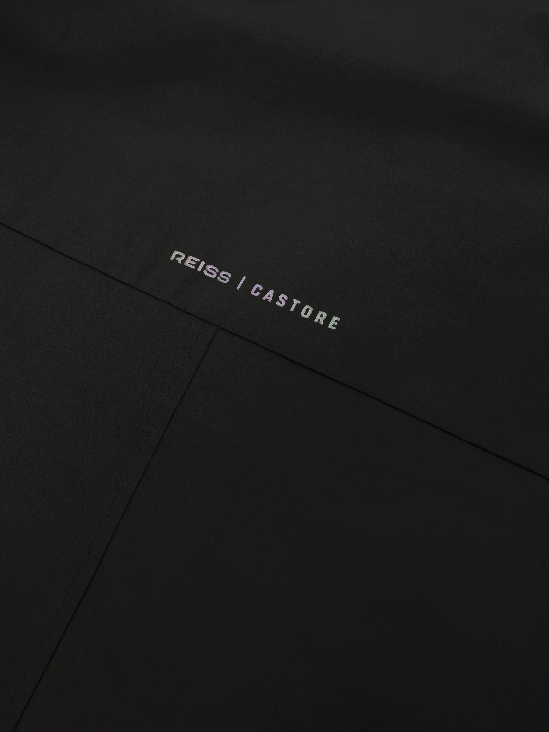 Reiss | Castore Insulated Hooded Long Jacket in Black - Image 11 of 12