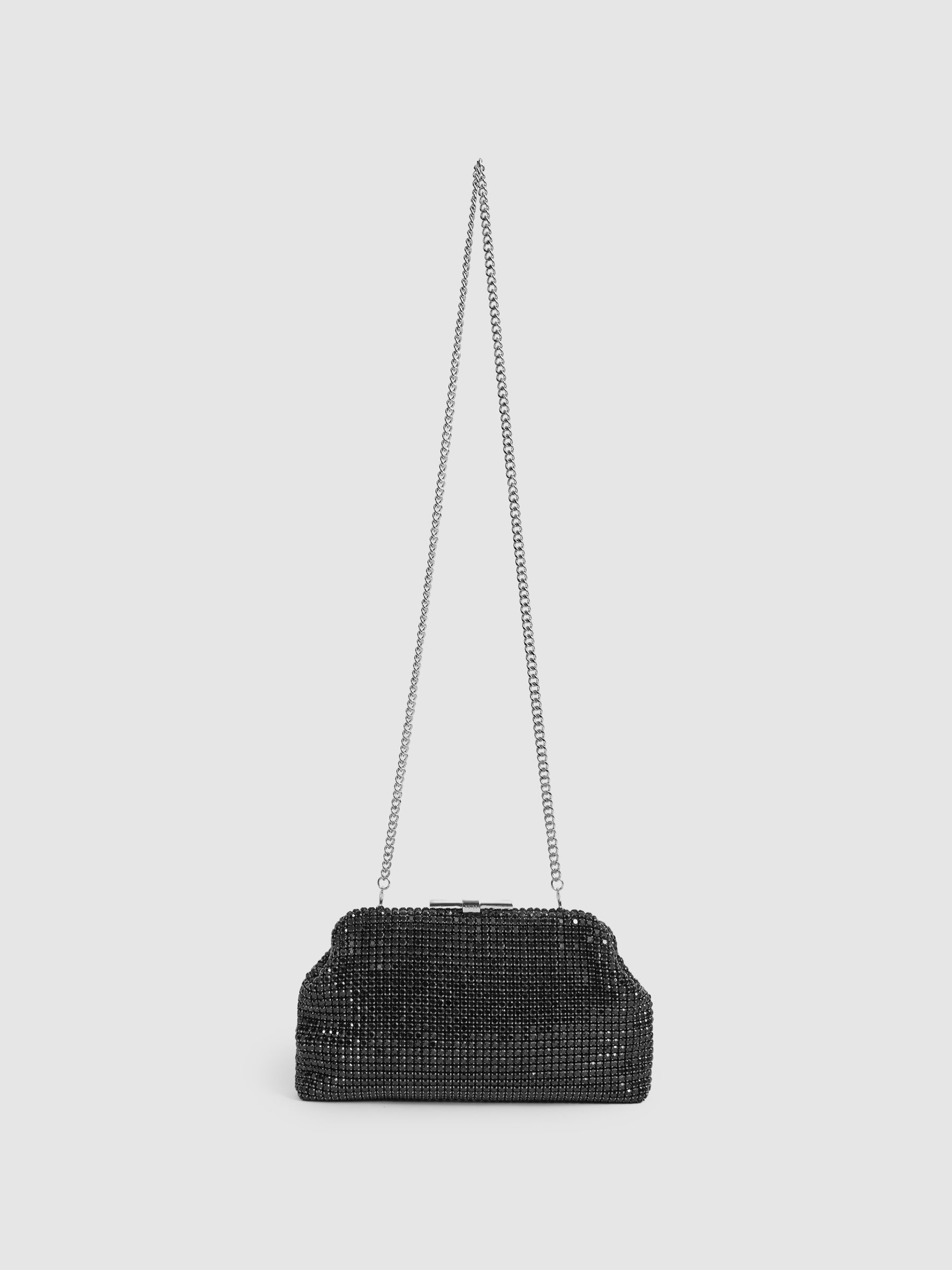 Embellished Clutch Bag in Black - Image 5 of 8