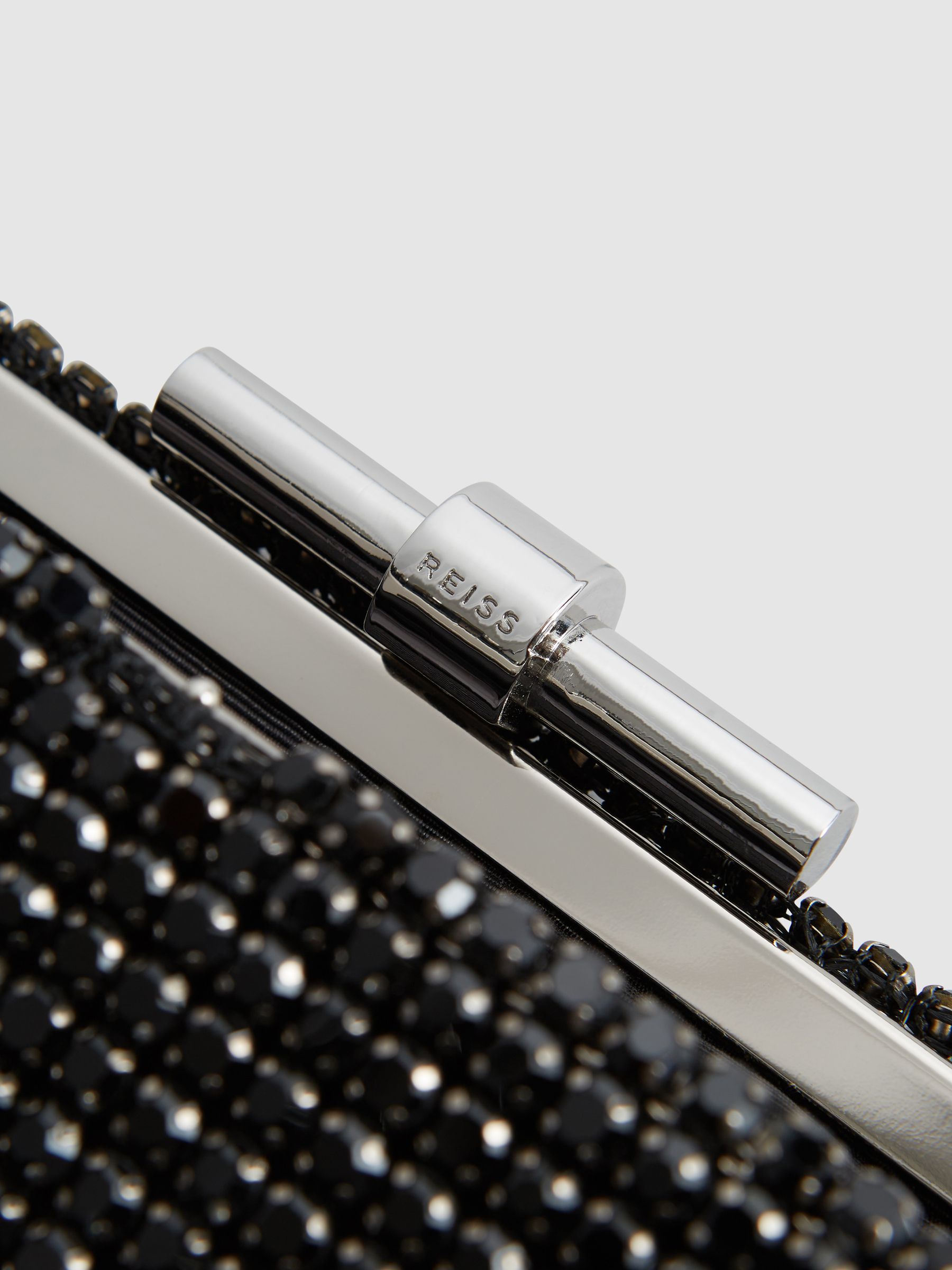 Embellished Clutch Bag in Black - Image 6 of 8