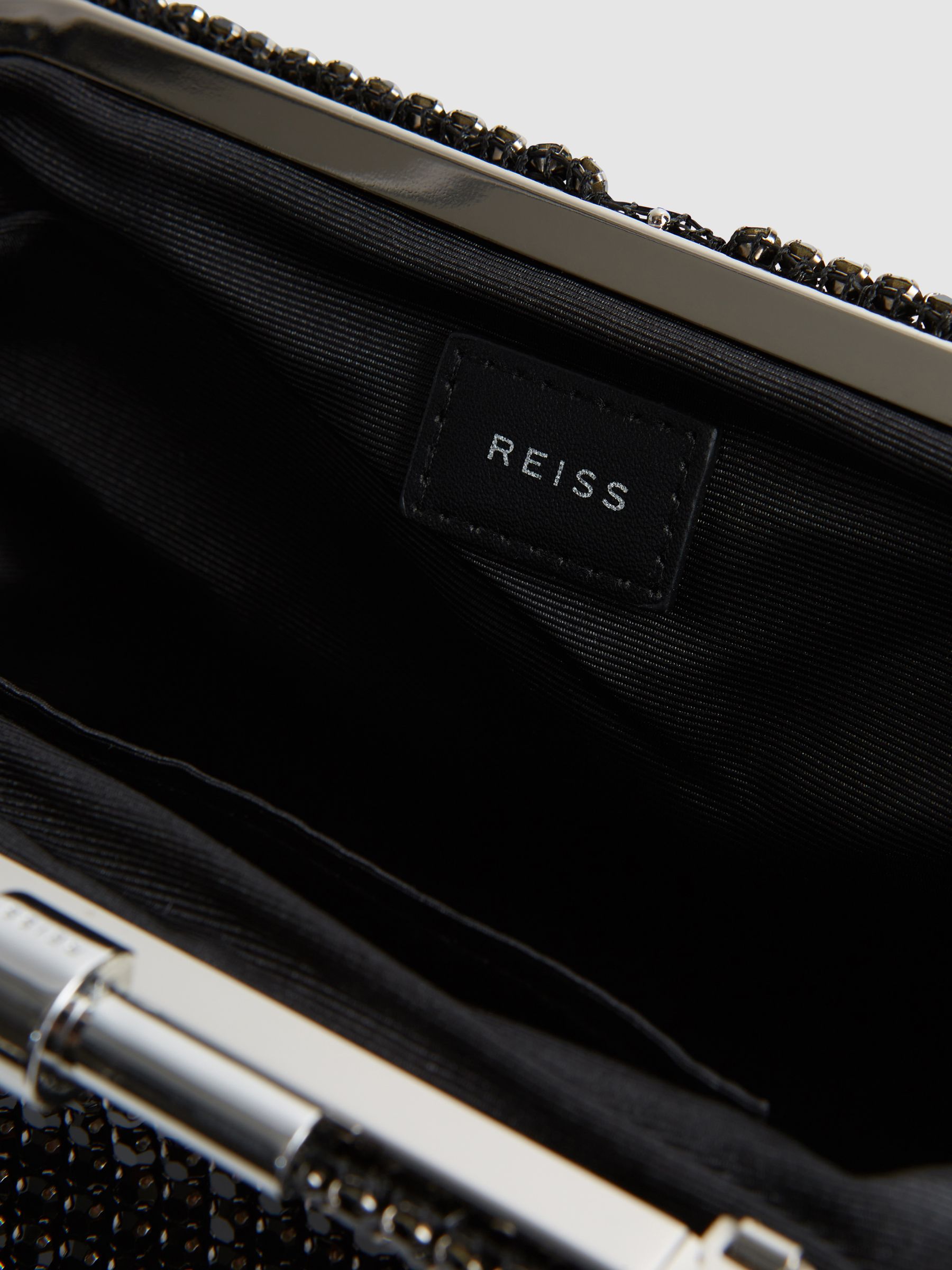 Embellished Clutch Bag in Black - Image 8 of 8