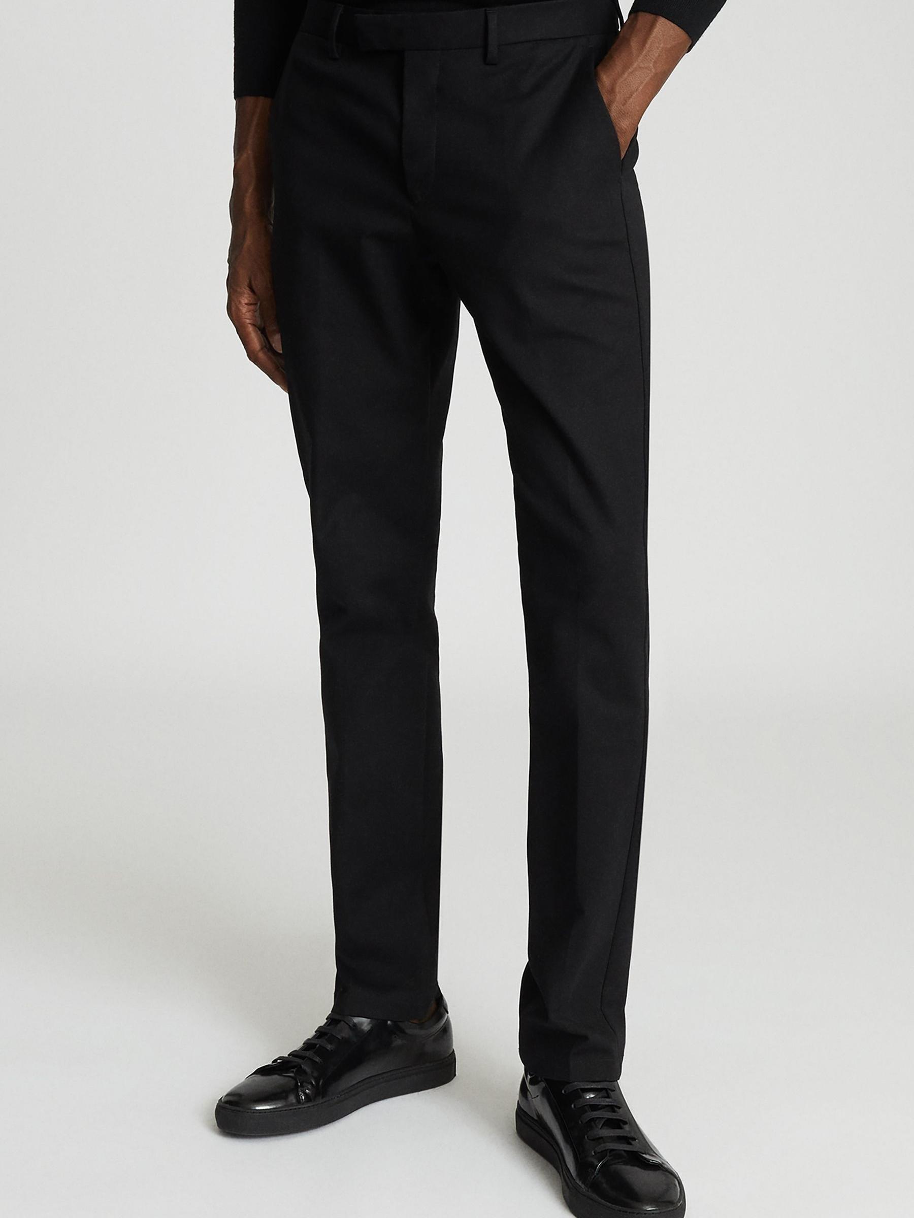 Slim Fit Chinos in Black - Image 3 of 6
