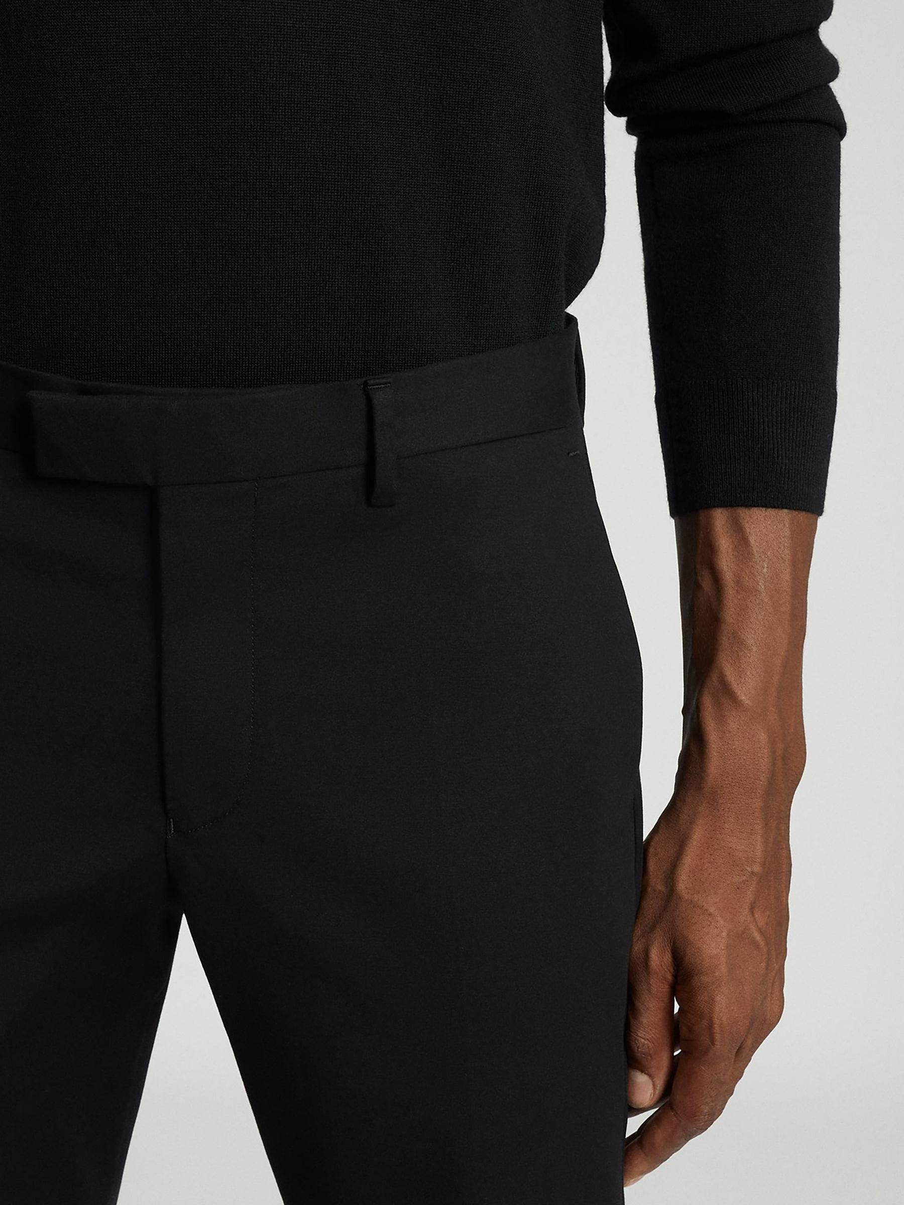 Slim Fit Chinos in Black - Image 4 of 6