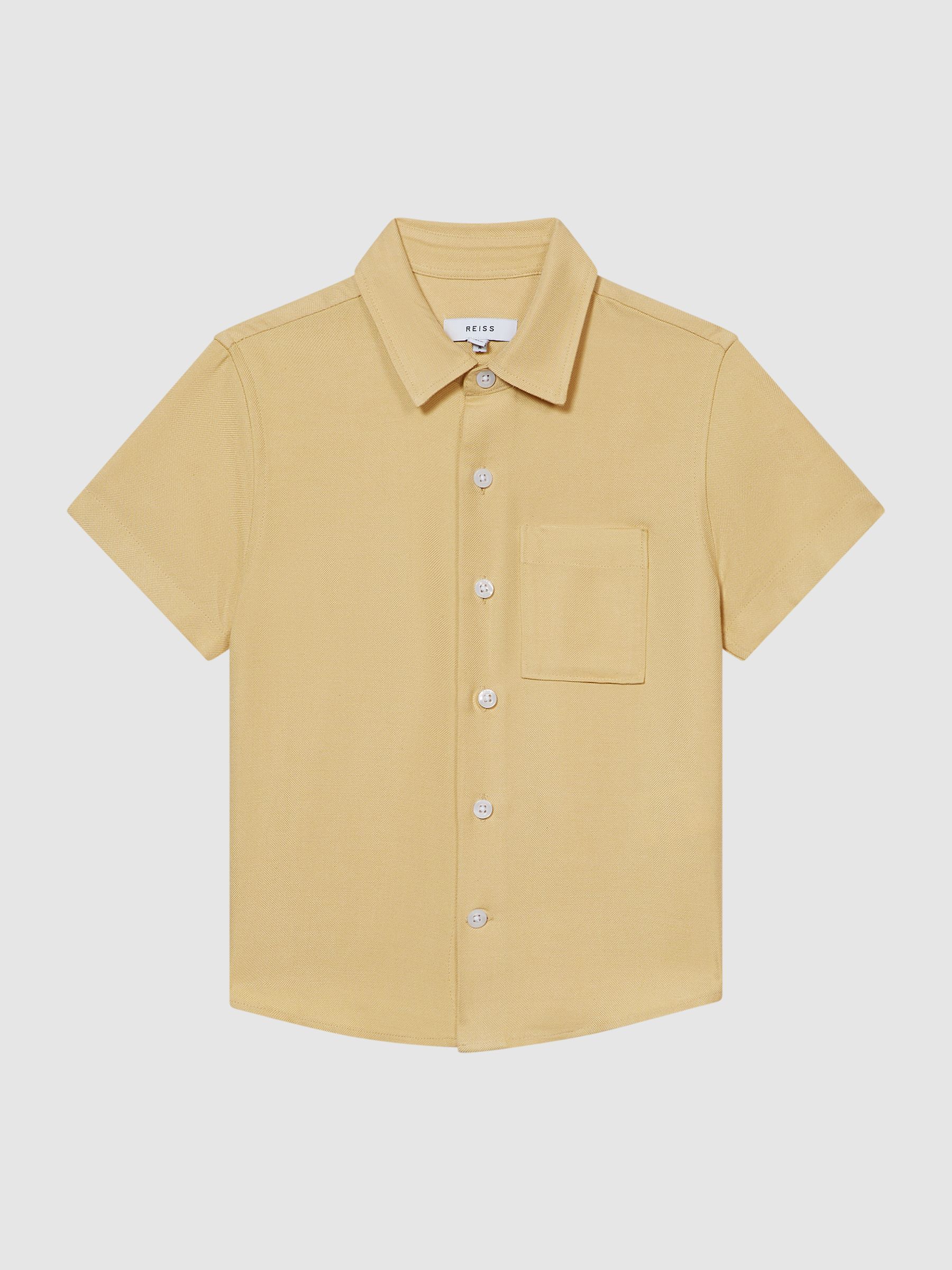 Short Sleeve Shirt in Lemon - Image 2 of 7
