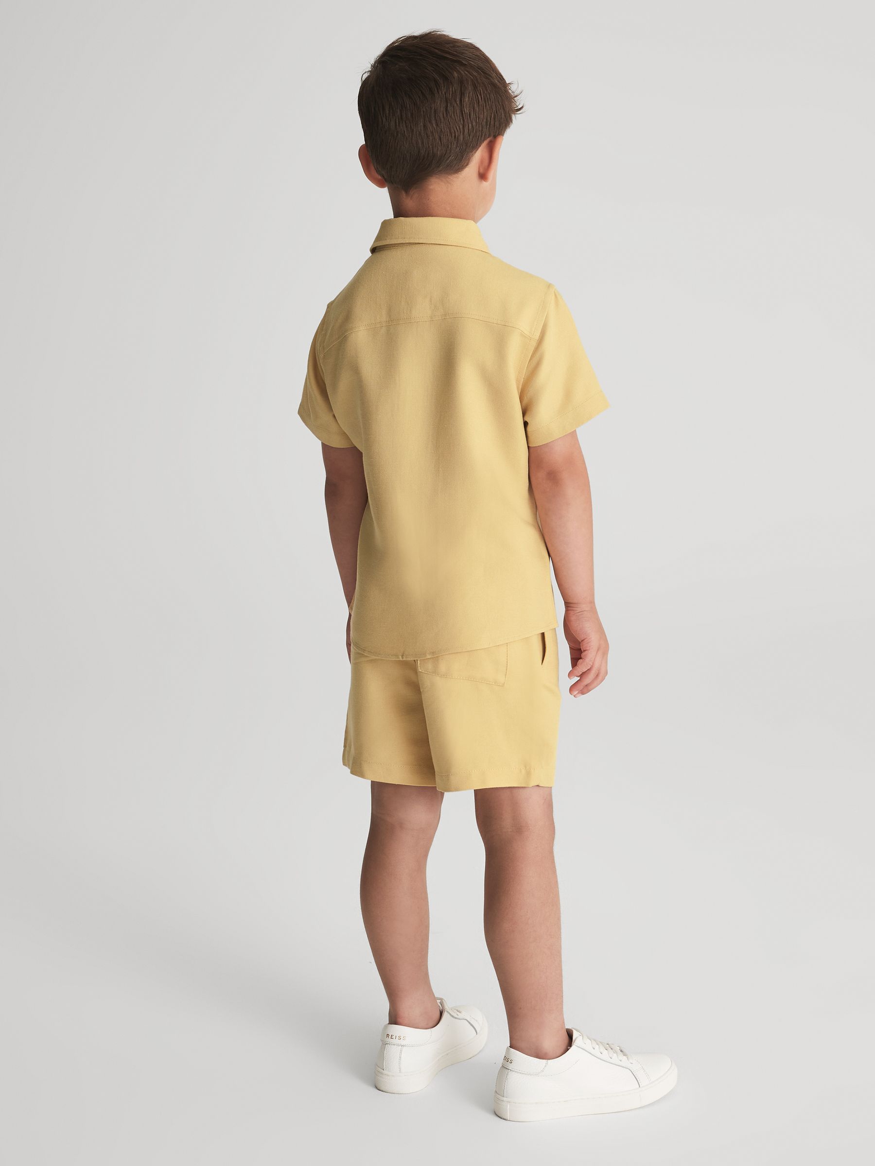 Short Sleeve Shirt in Lemon - Image 5 of 7