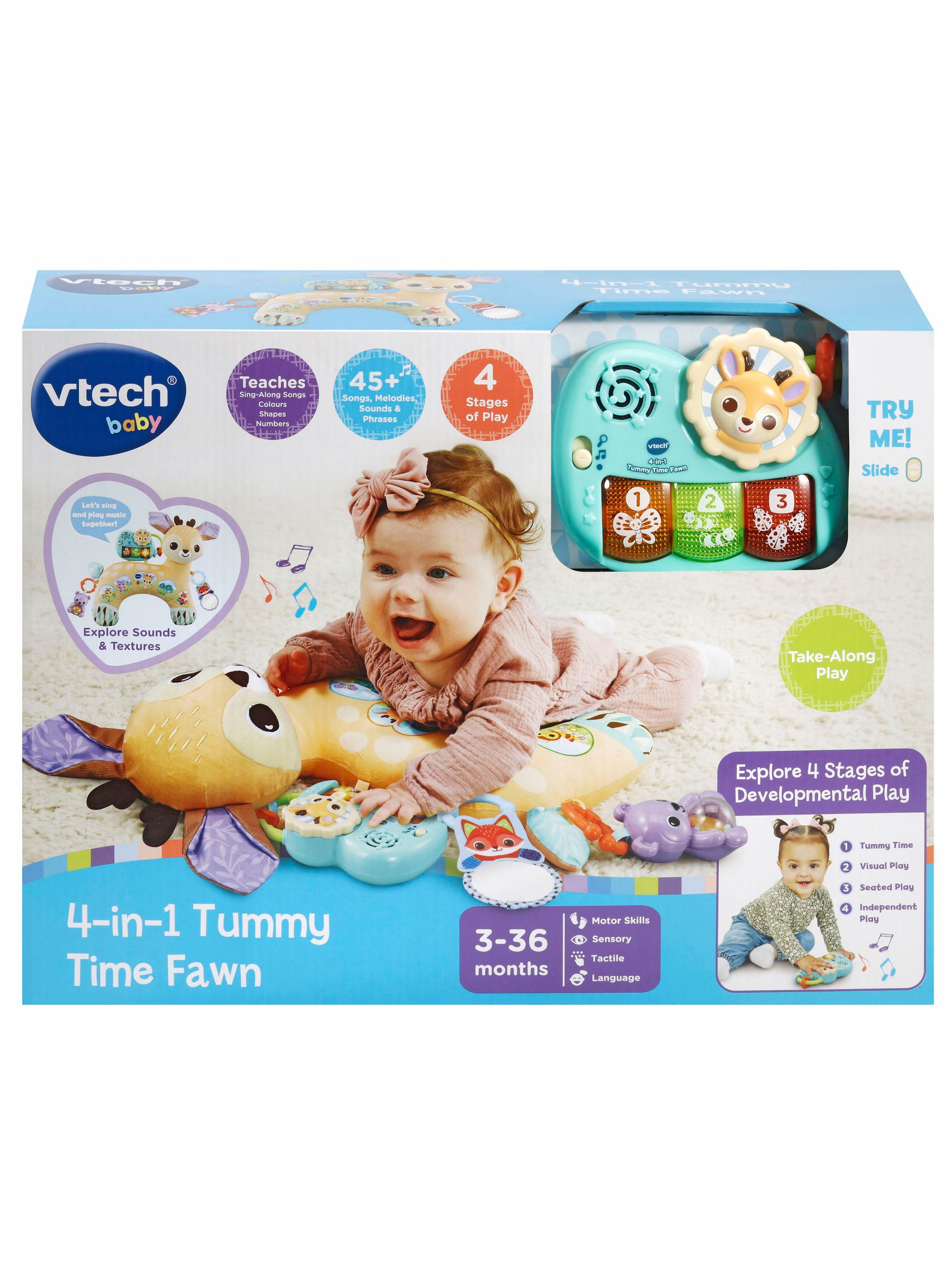 V-Tech Tummy Time Fawn - Image 6 of 6