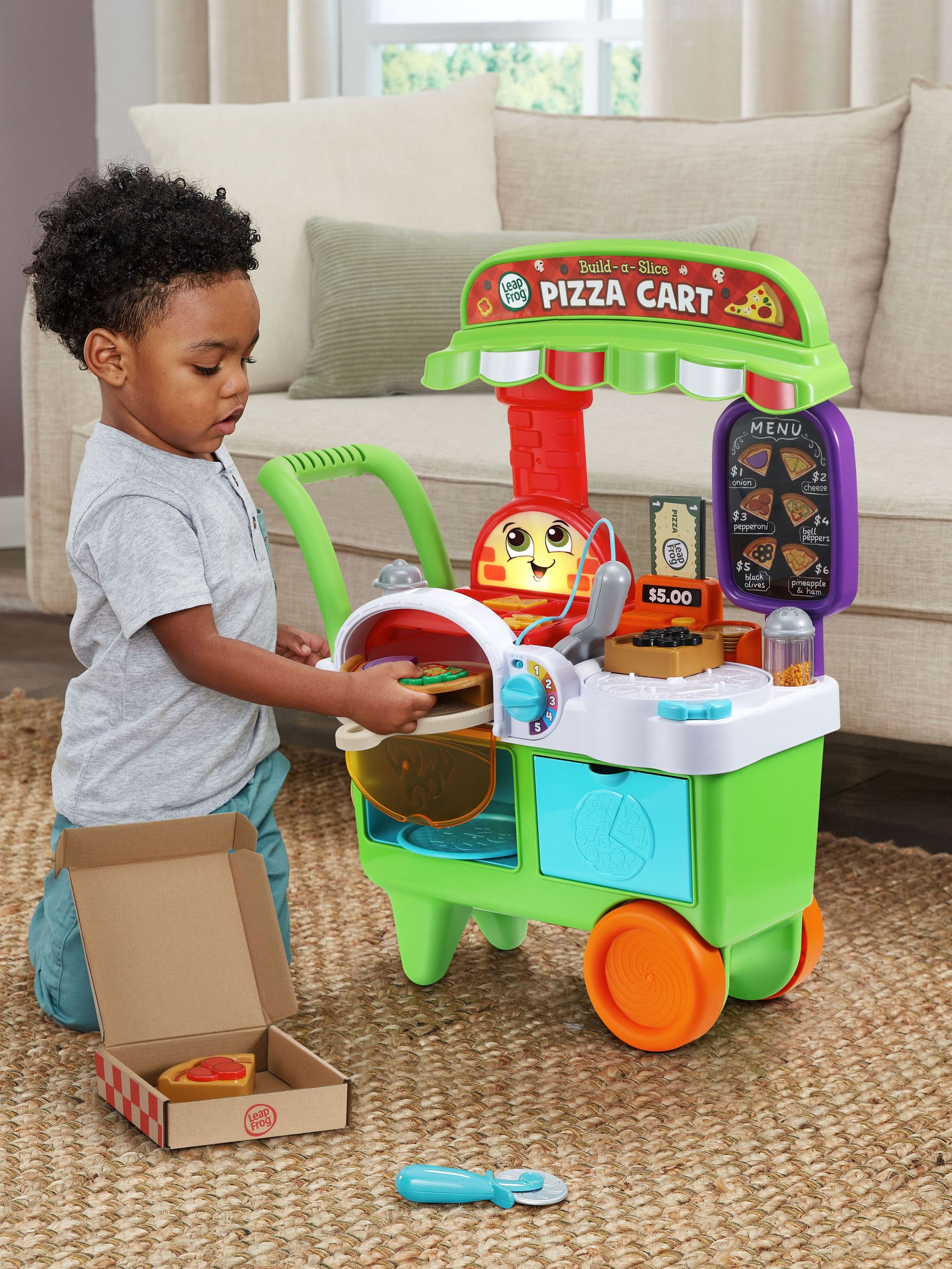 Leapfrog Toys BuildaSlice Pizza Cart - Image 6 of 6