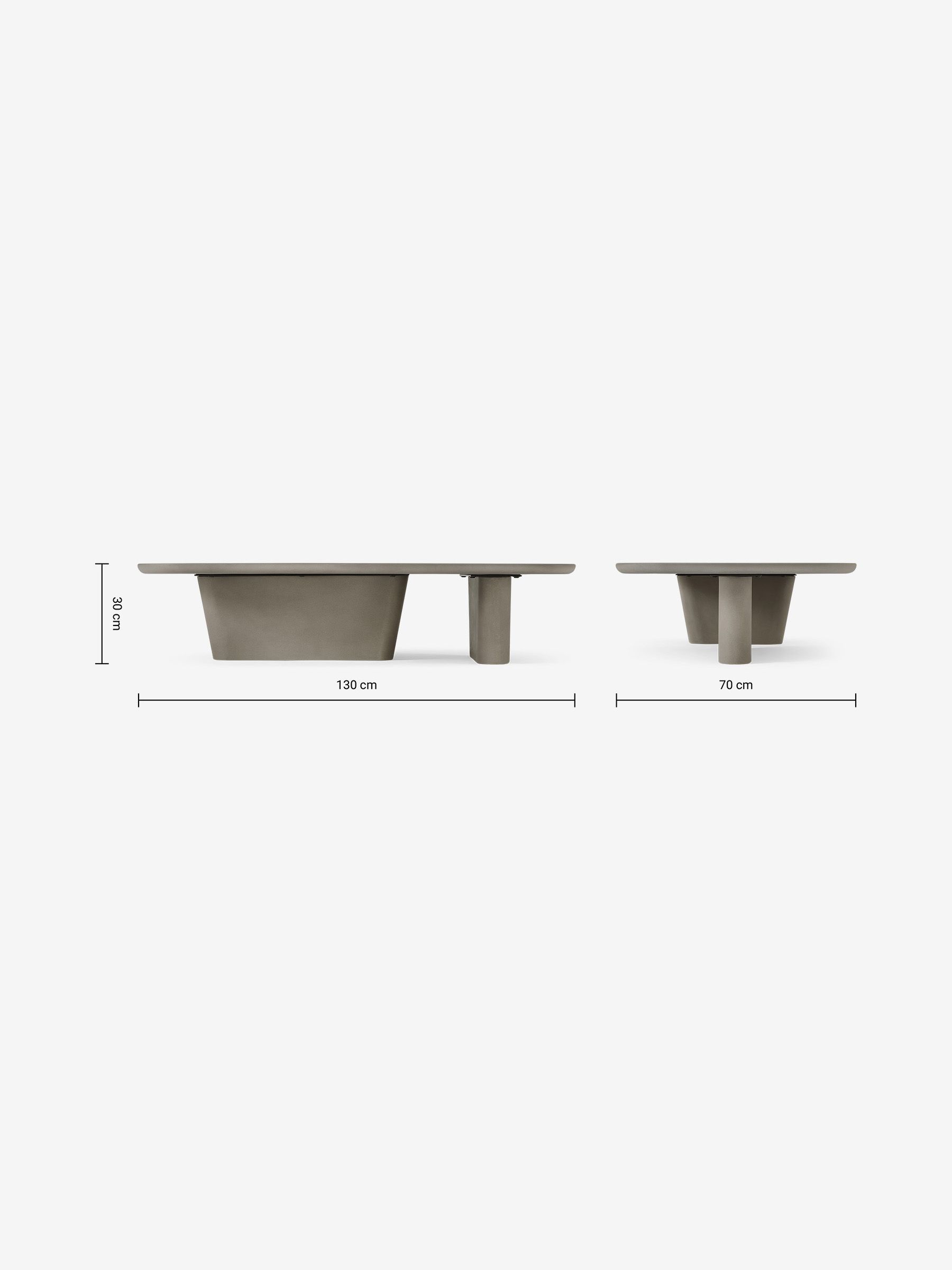 Mozelo Coffee Table in Grey Stone - Image 2 of 2