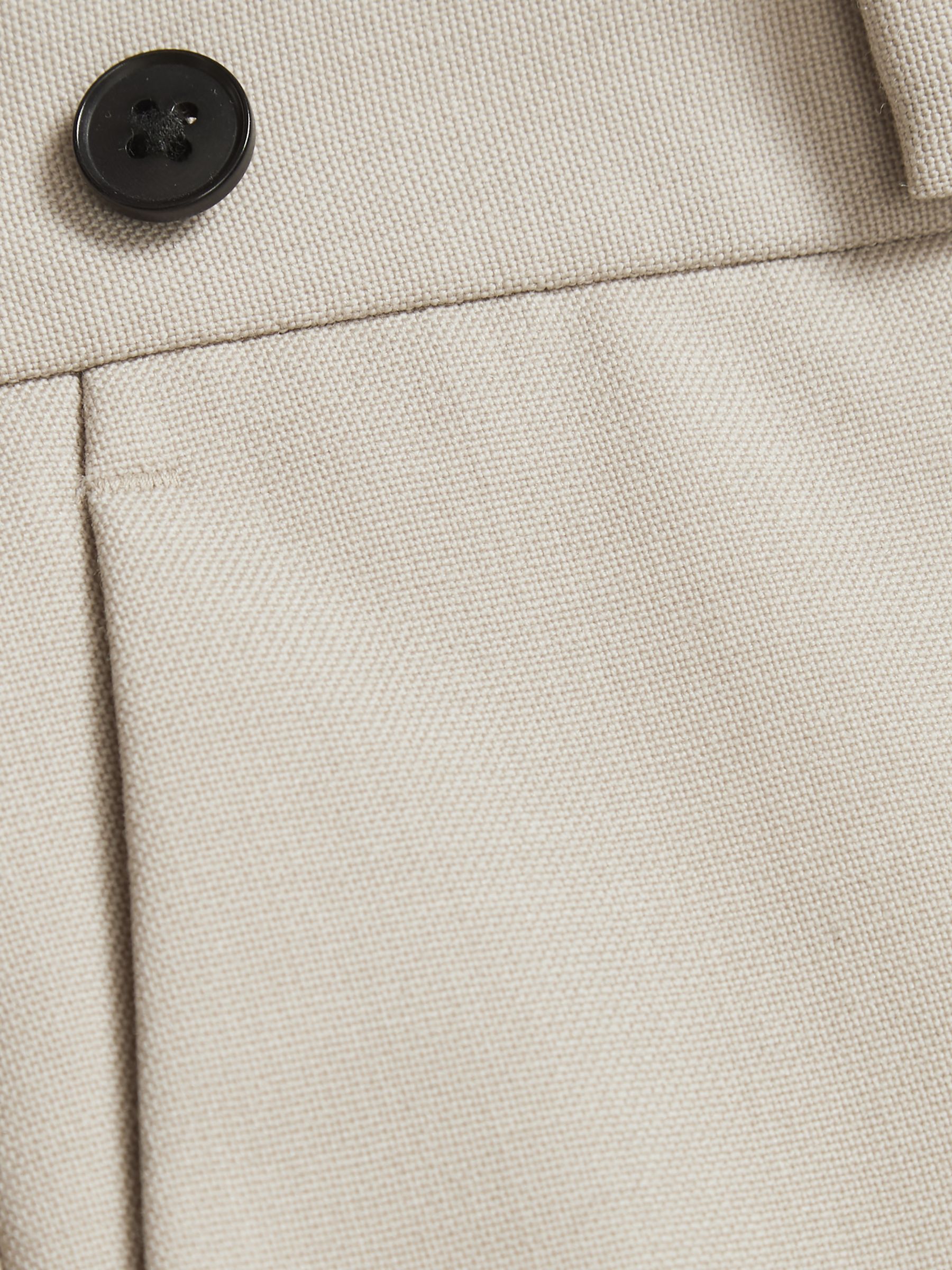 Modern Fit Wool Trousers in Stone - Image 6 of 6