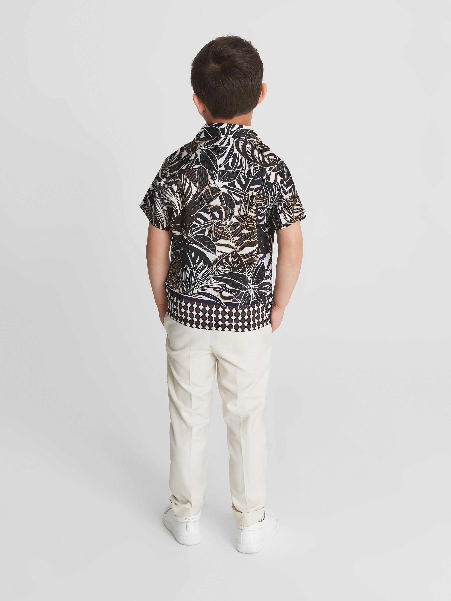 Cuban Collar Floral Shirt in Multi - Image 5 of 6