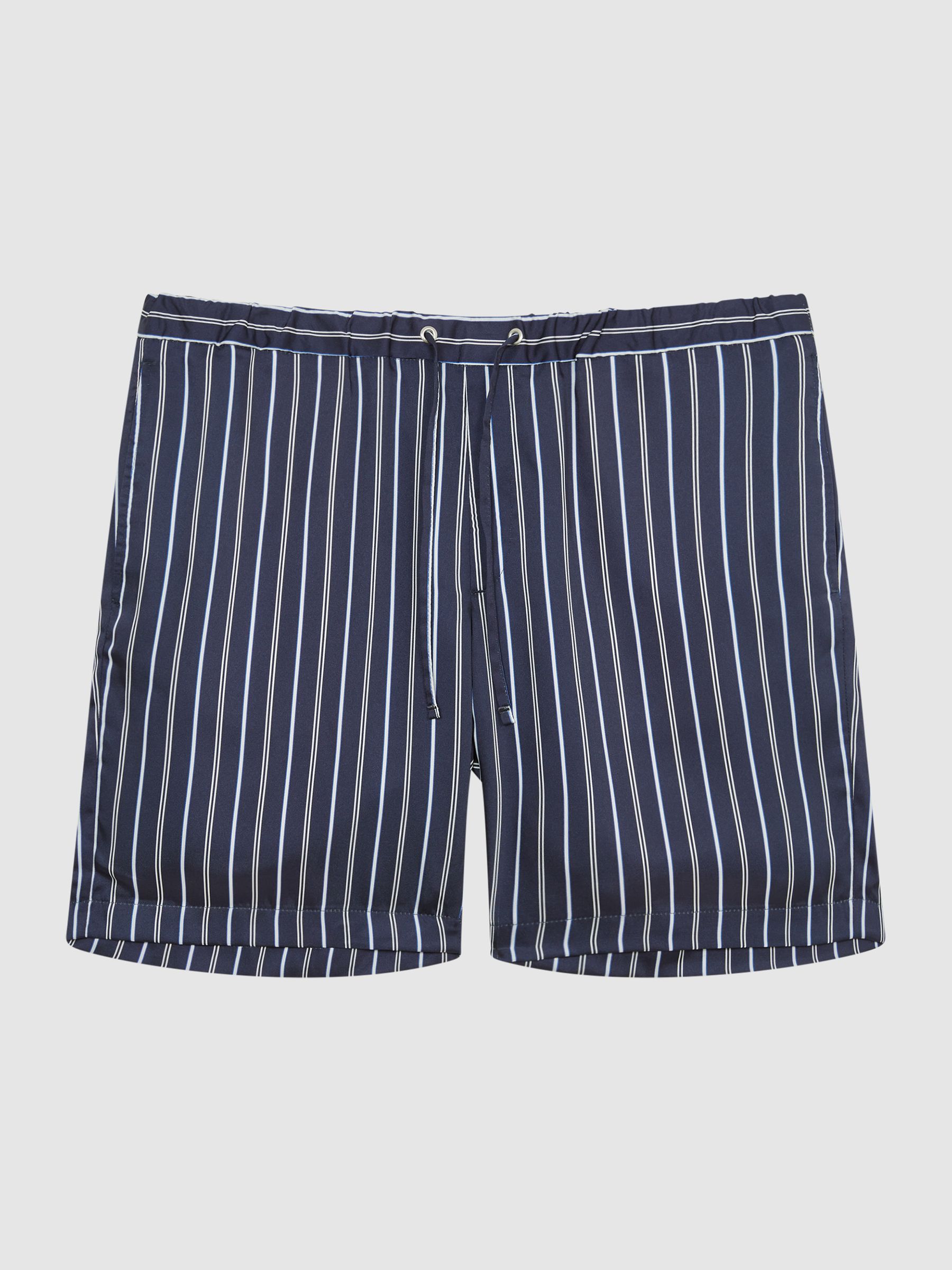 Striped Shorts in Ecru/Charc - Image 2 of 5