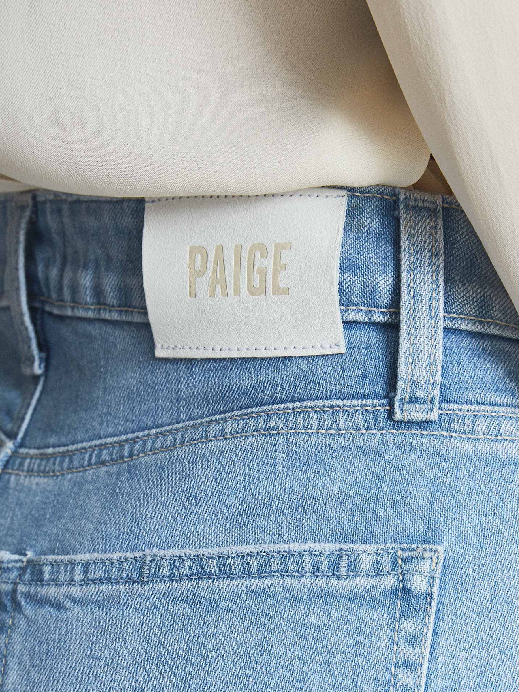 Paige Straight Leg Jeans in Light Blue - Image 4 of 7