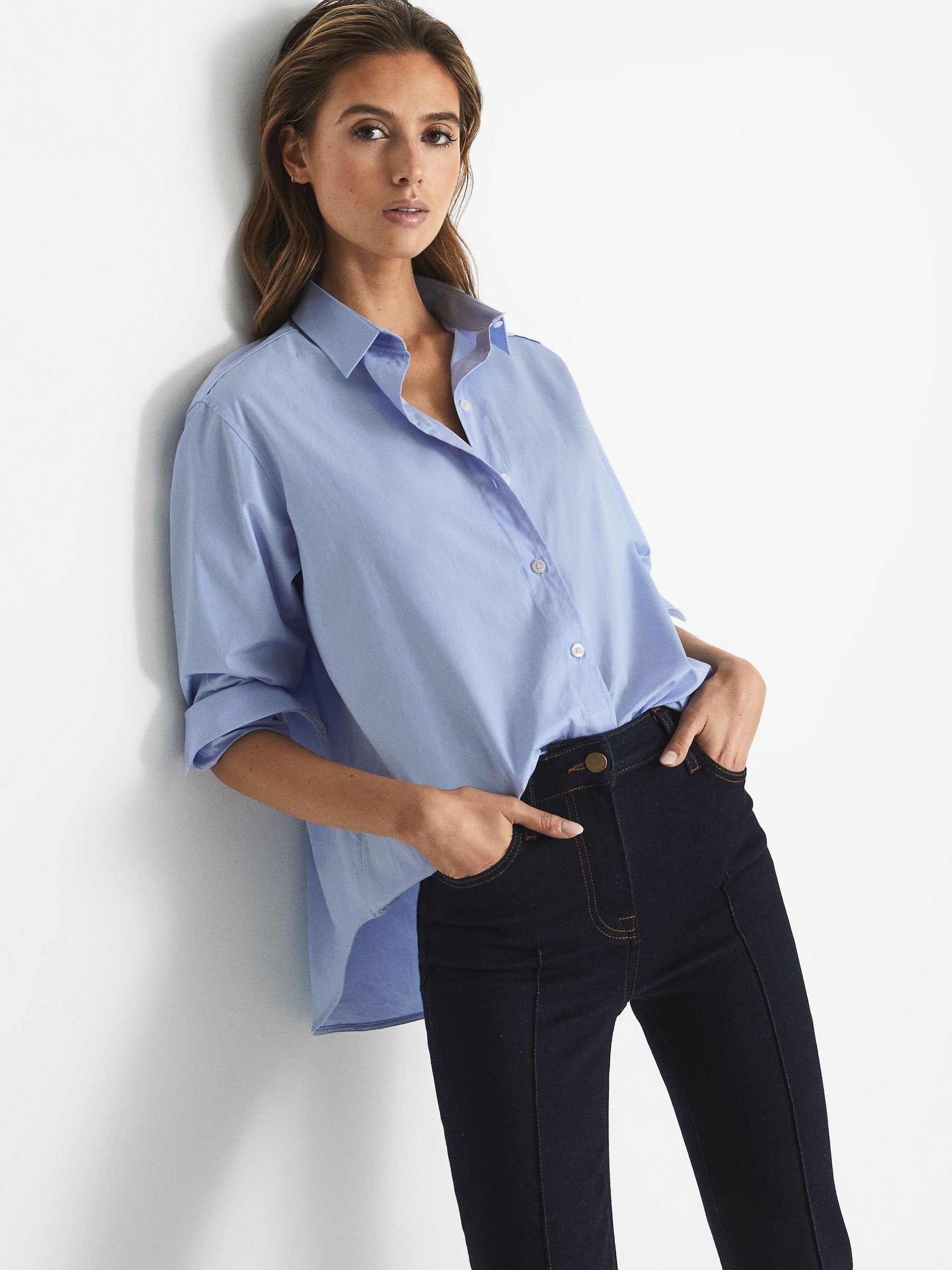 Kerry Poplin Shirt - Blue Falls main image 1