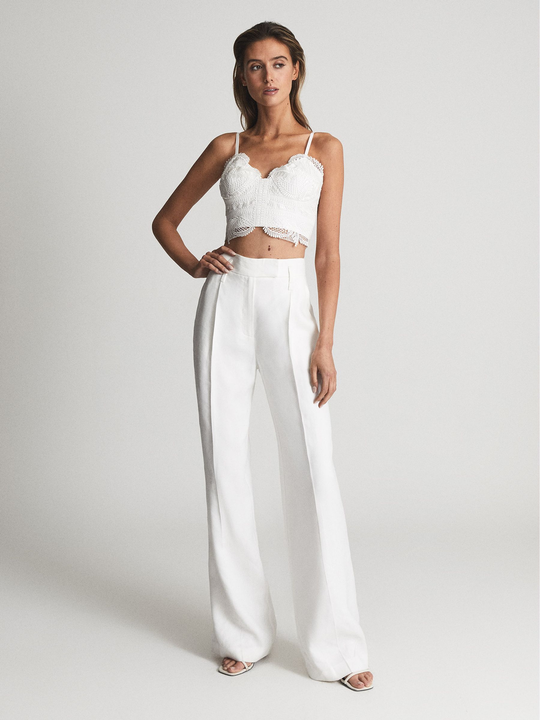 Lace Bralette in White - Image 3 of 6