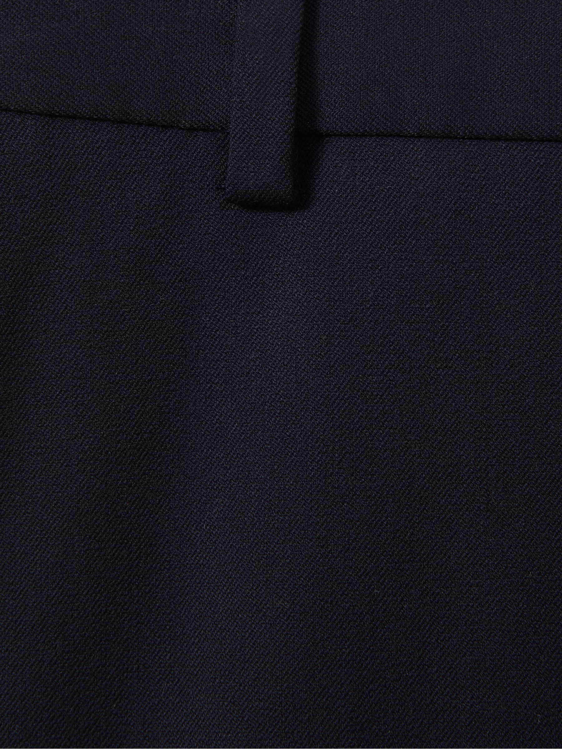 Slim Fit Tailored Trousers in Navy - Image 4 of 4
