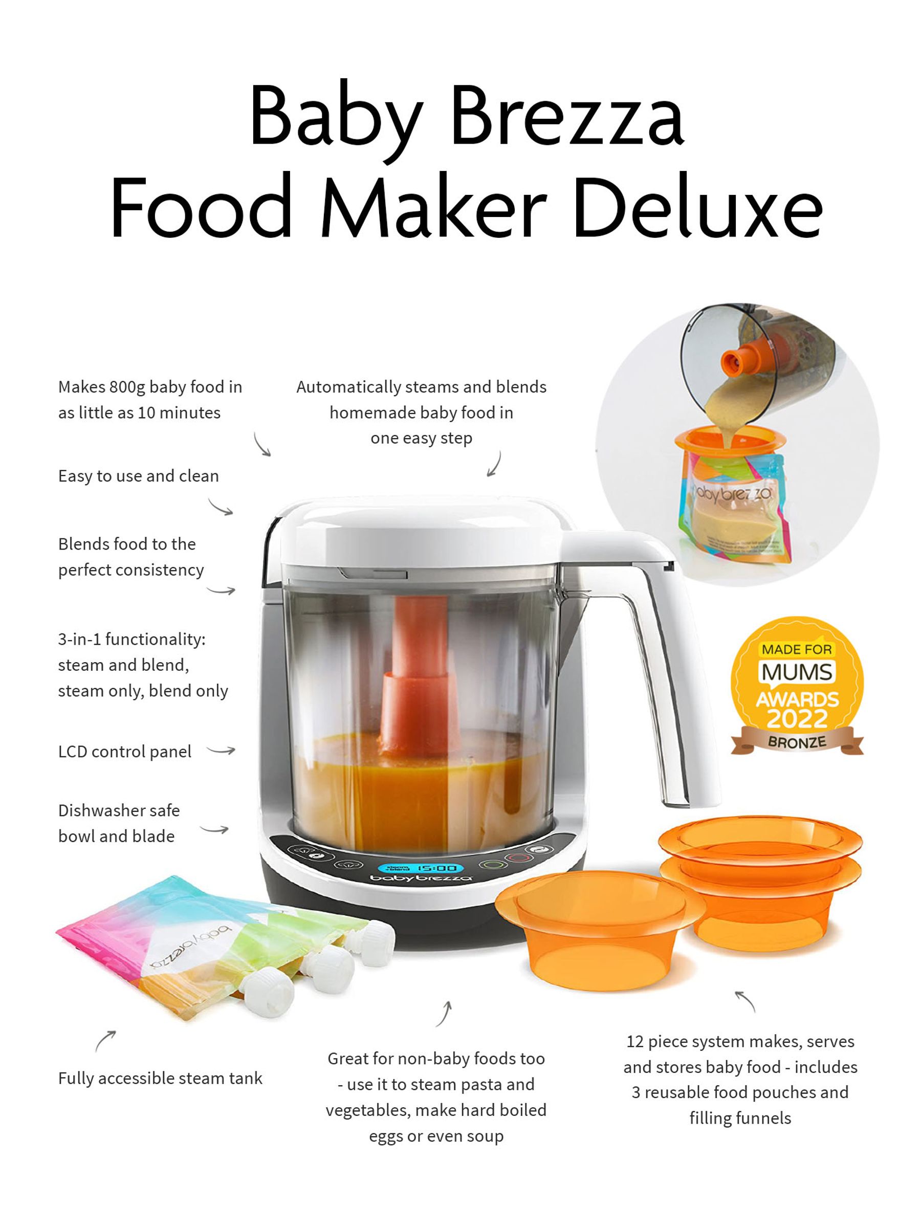 Baby Brezza One Step Food Maker Deluxe - Image 2 of 12
