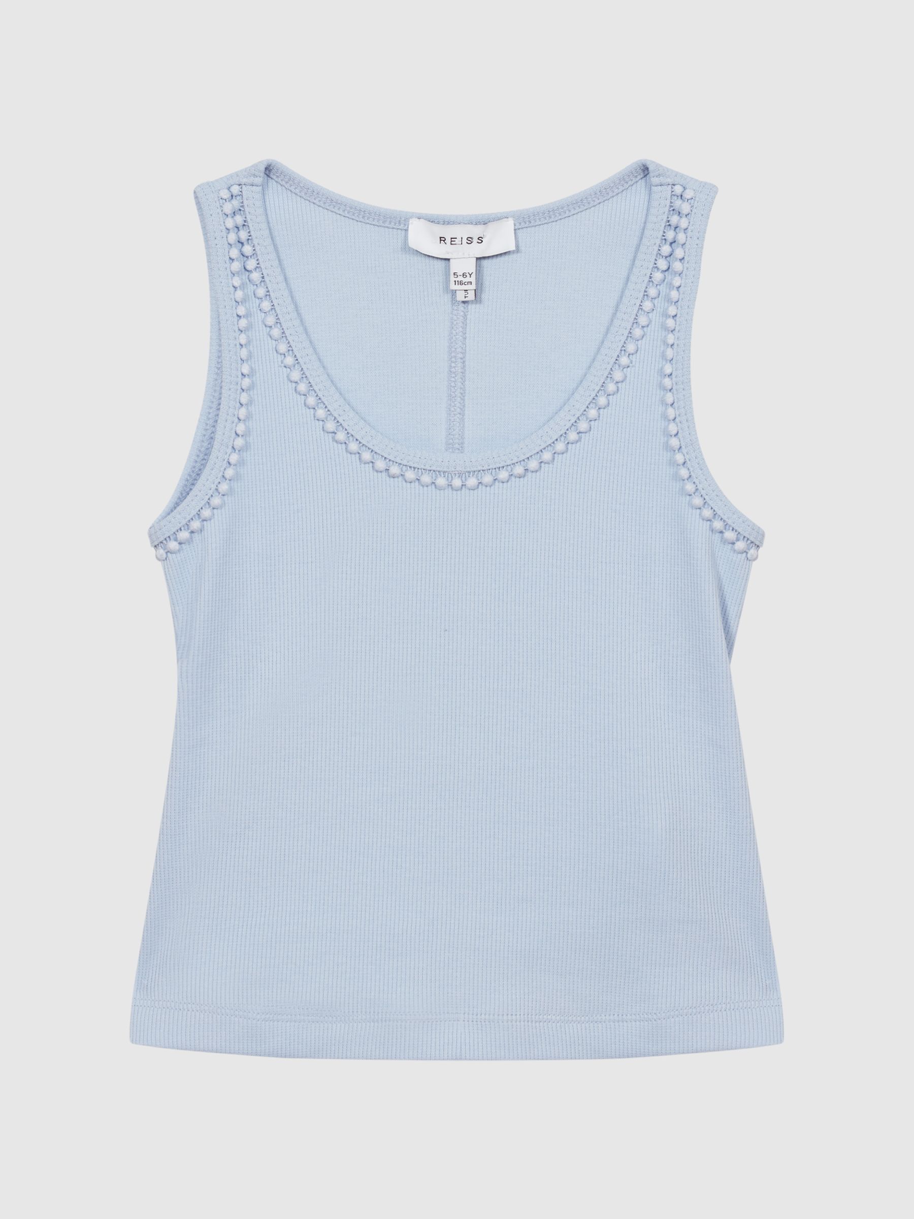 Trim Detail Vest in Blue - Image 2 of 3