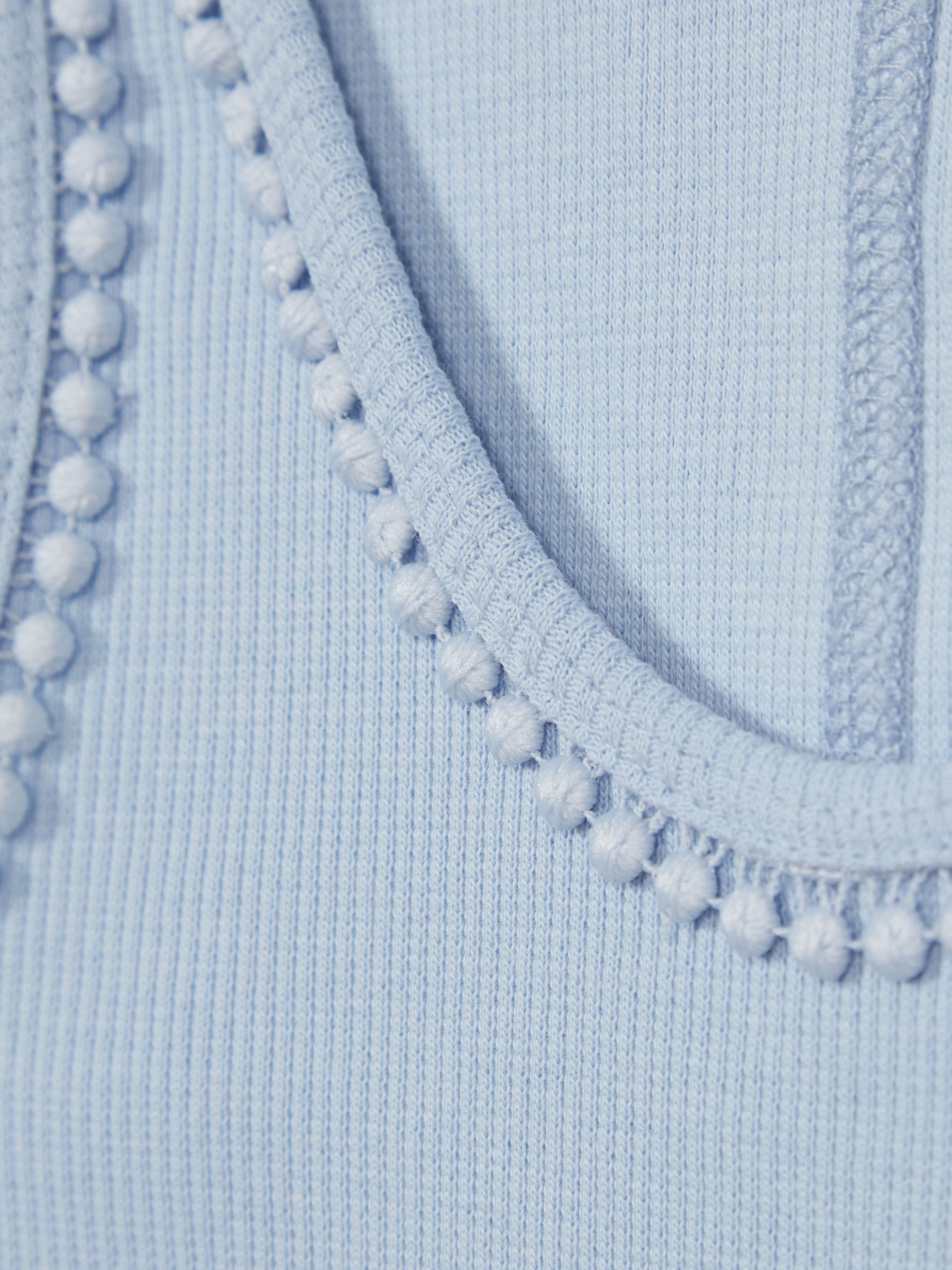 Trim Detail Vest in Blue - Image 3 of 3