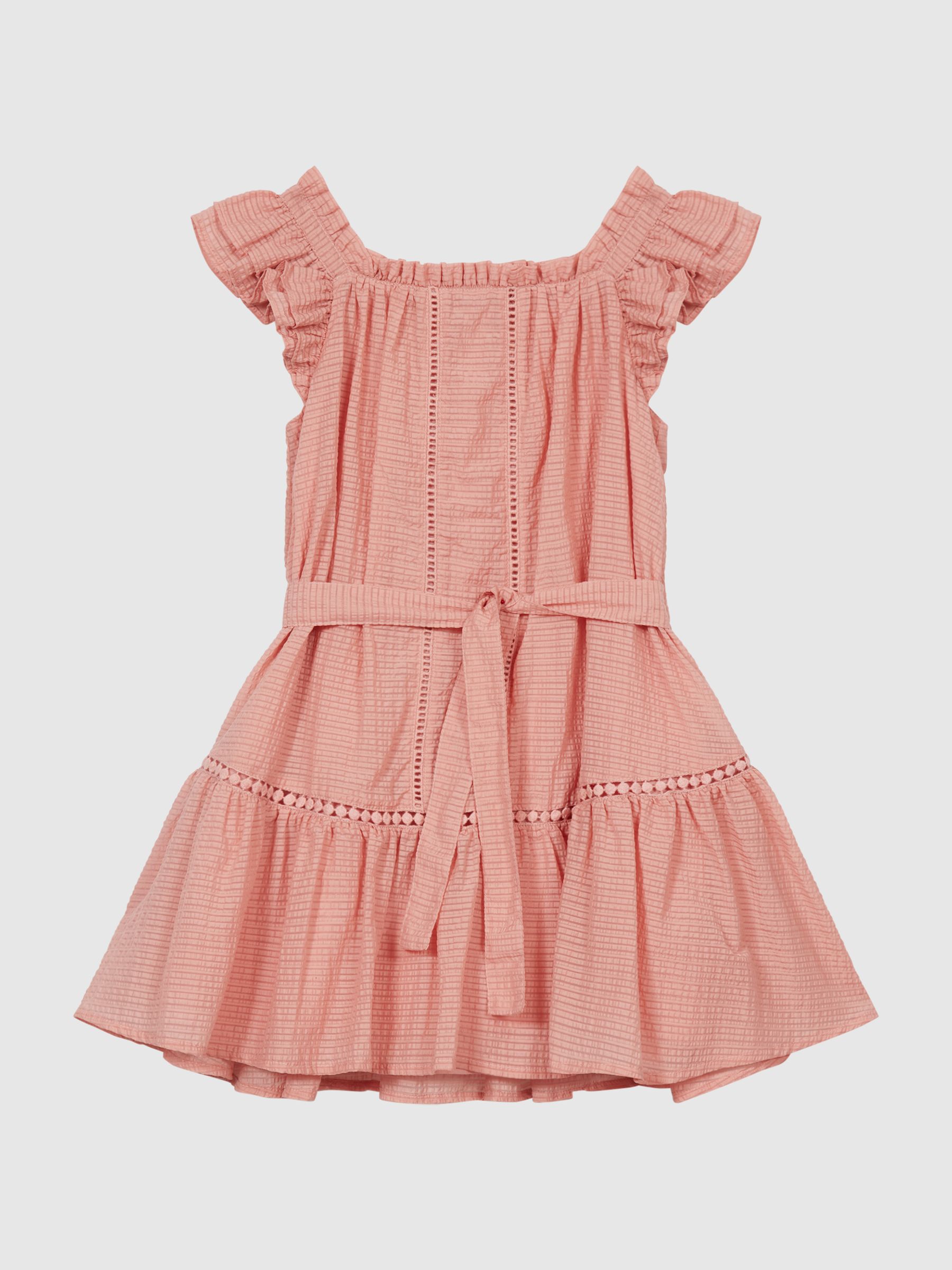 Textured Mini Dress in Pink - Image 2 of 6