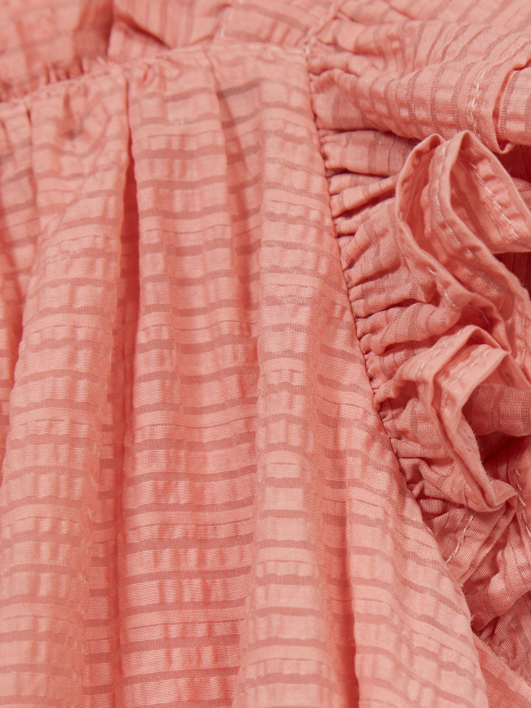 Textured Mini Dress in Pink - Image 6 of 6