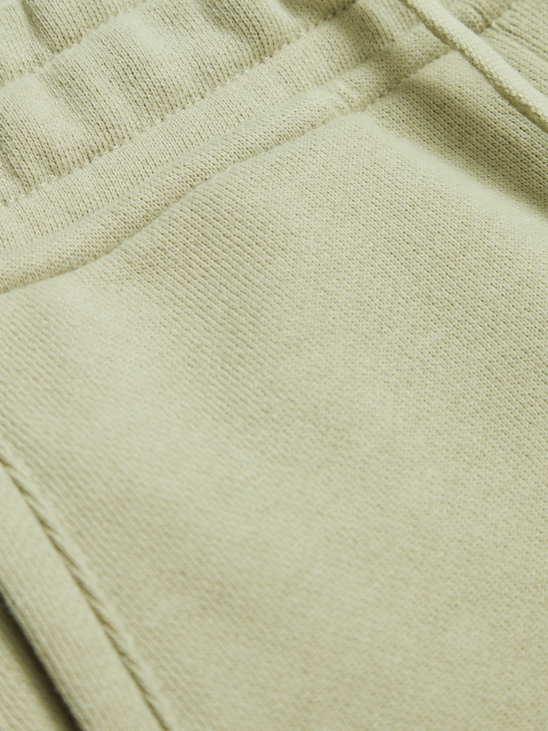 Drawstring Jersey Shorts in Sage - Image 7 of 7