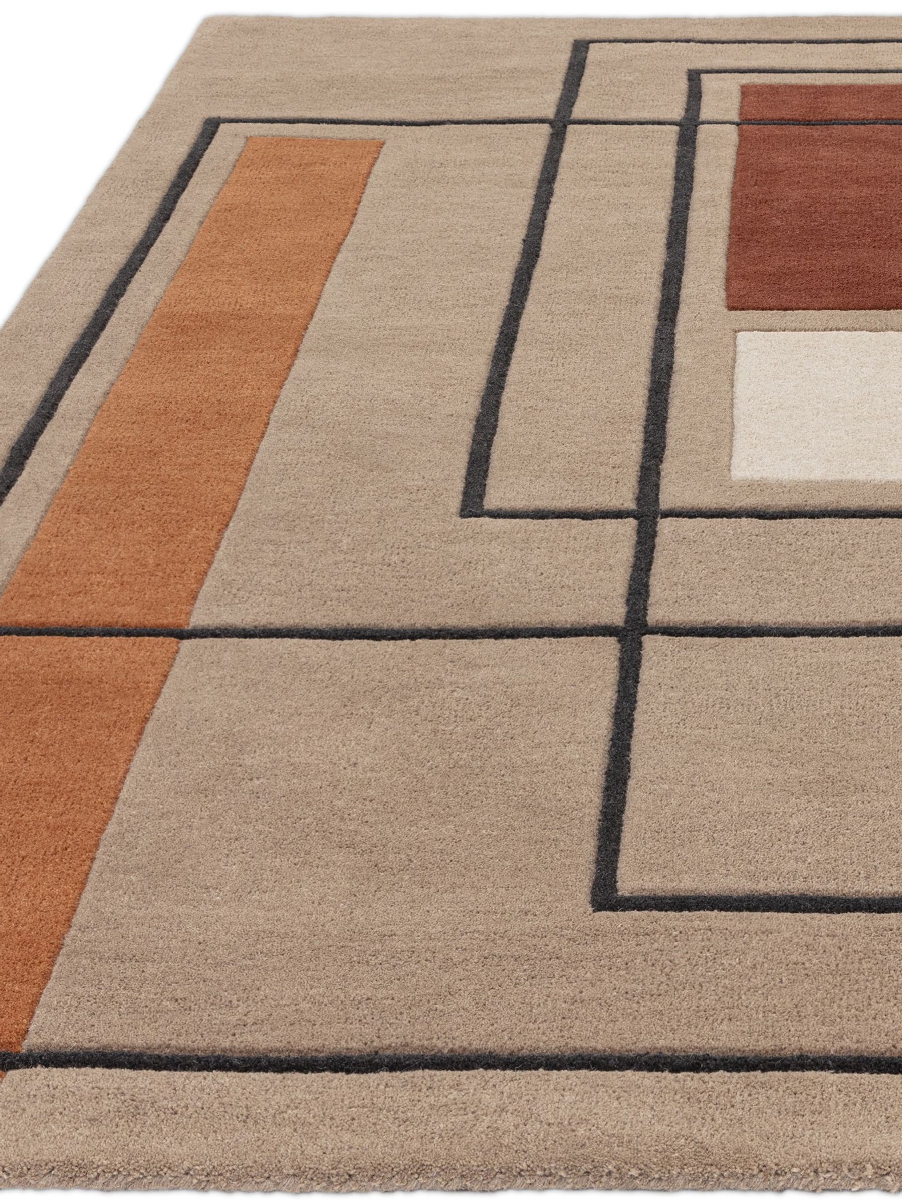 Asiatic Rugs Orange Reef Outline Rug - Image 2 of 6