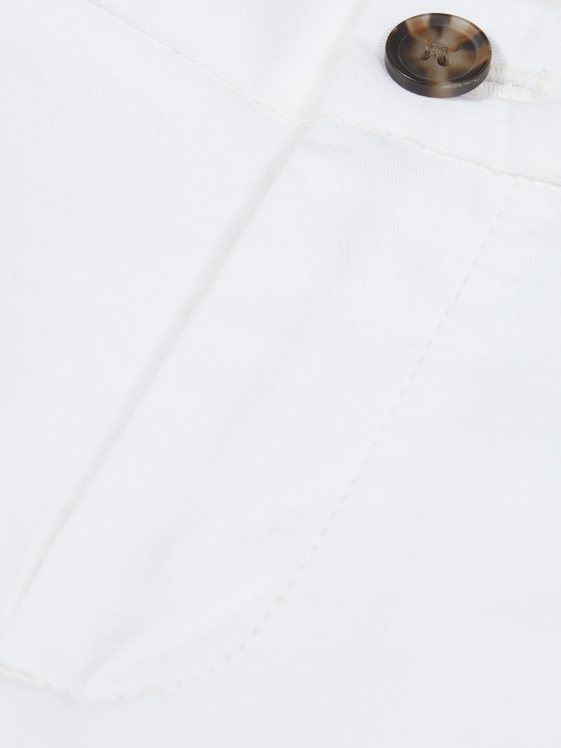 Junior Casual Chino Shorts in White - Image 6 of 6