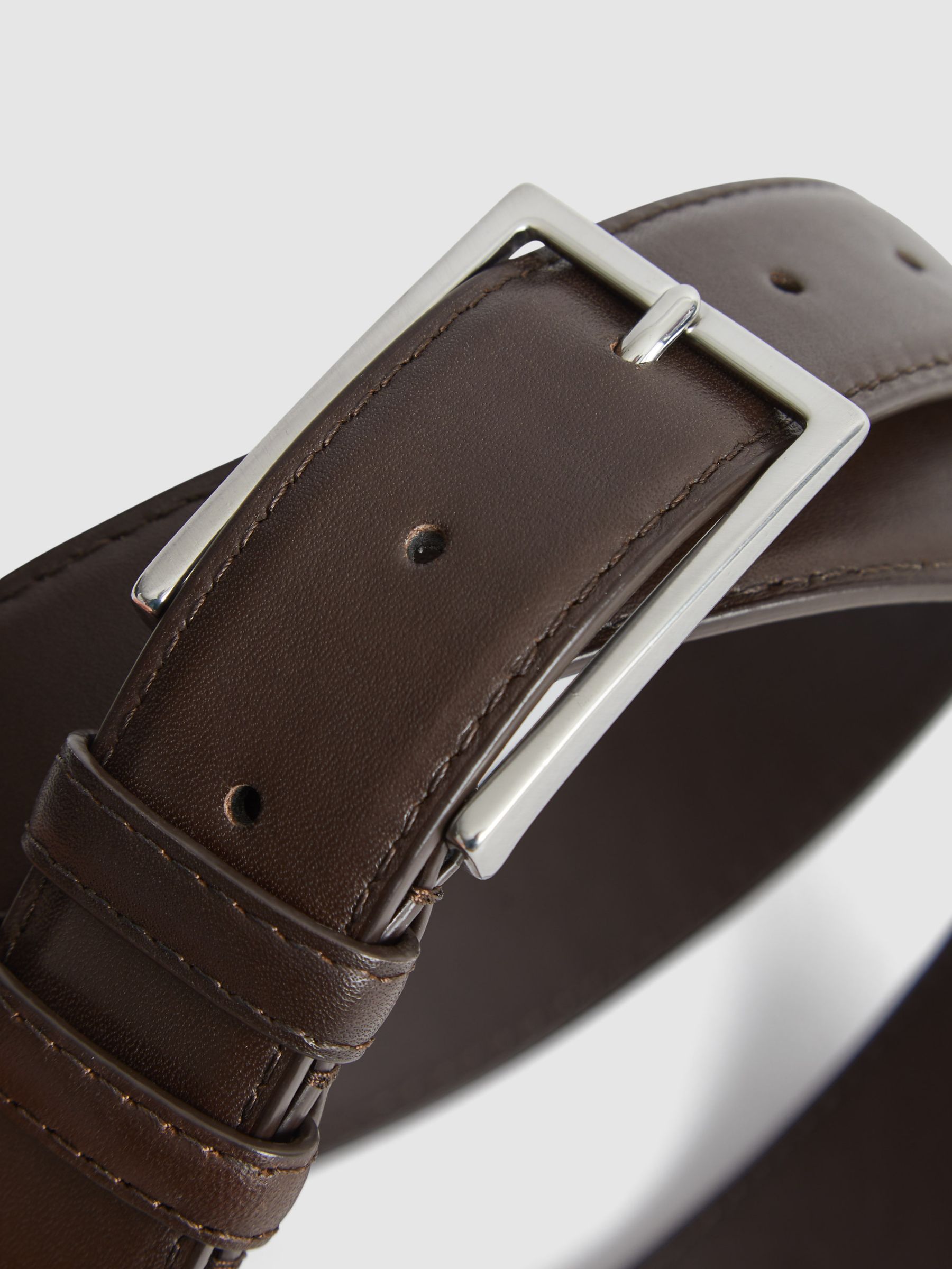 Formal Suit Belt in Chocolate - Image 4 of 5