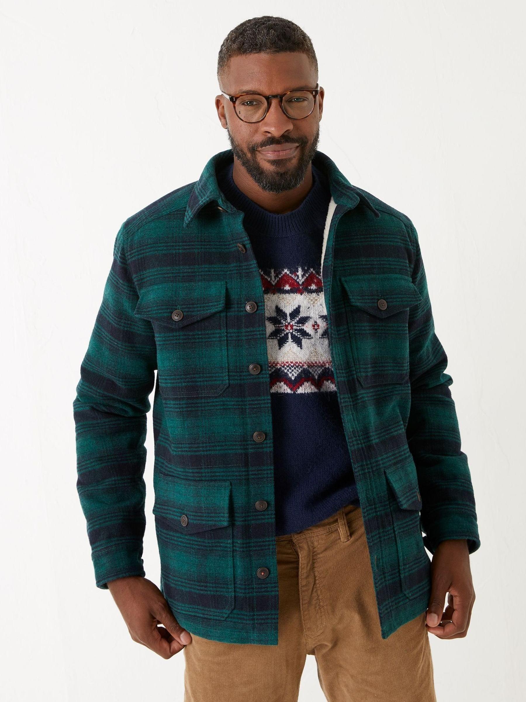 Green Fjord Ombre Overshirt - Image 1 of 4