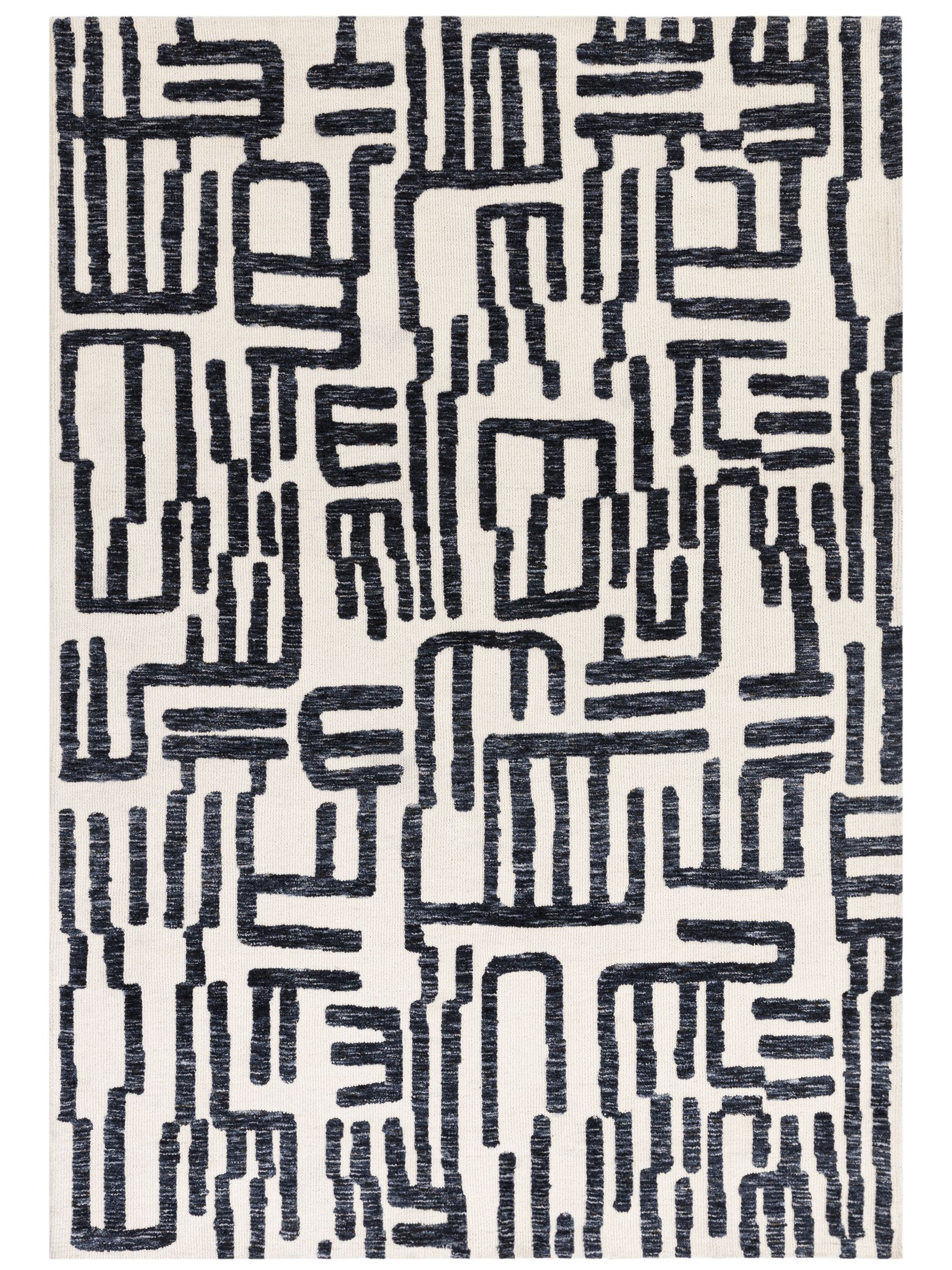 Asiatic Rugs Cream Mason Script Rug - Image 2 of 6