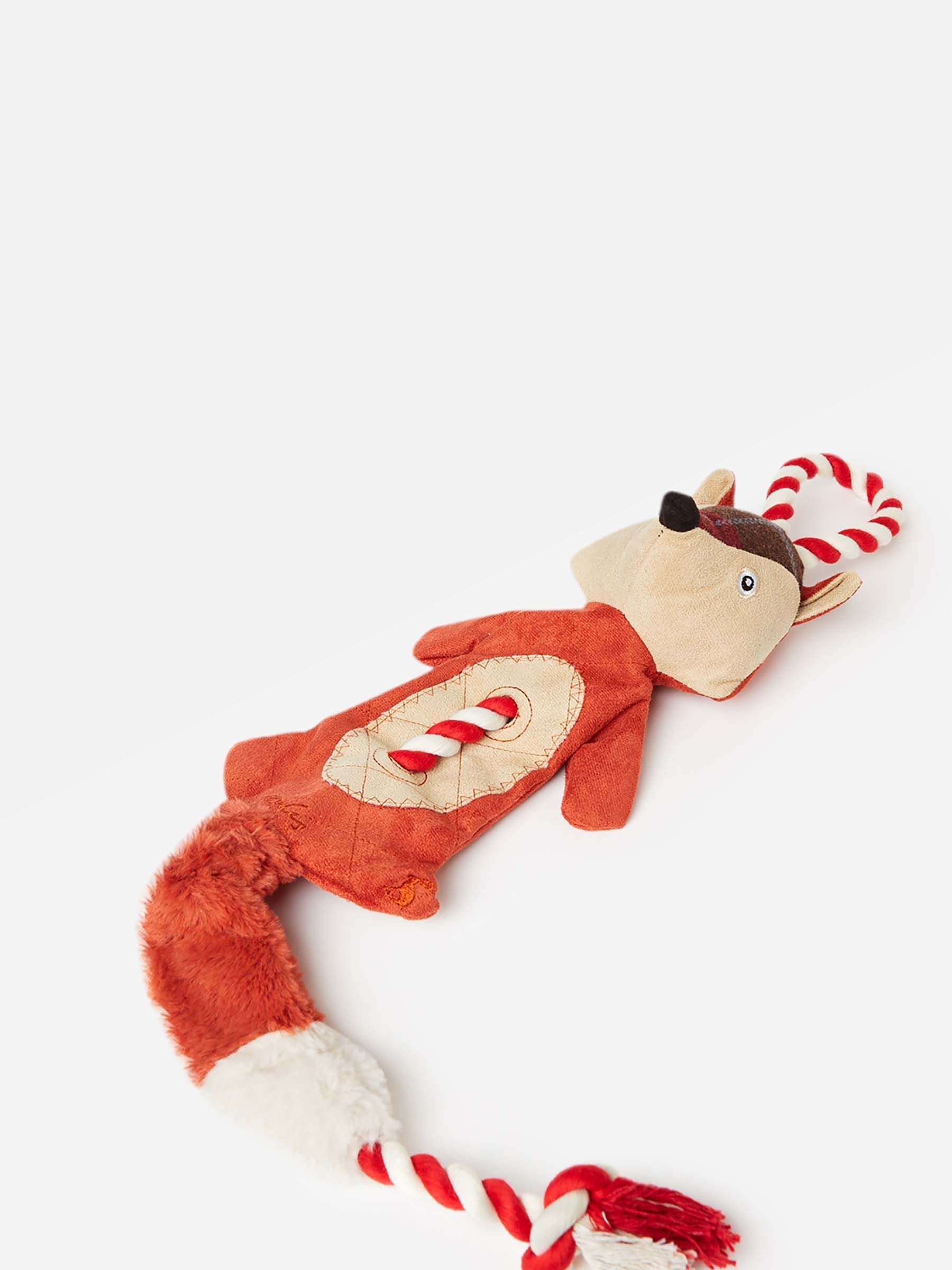 Red Premium Plush Fox Dog Toy - Image 1 of 4