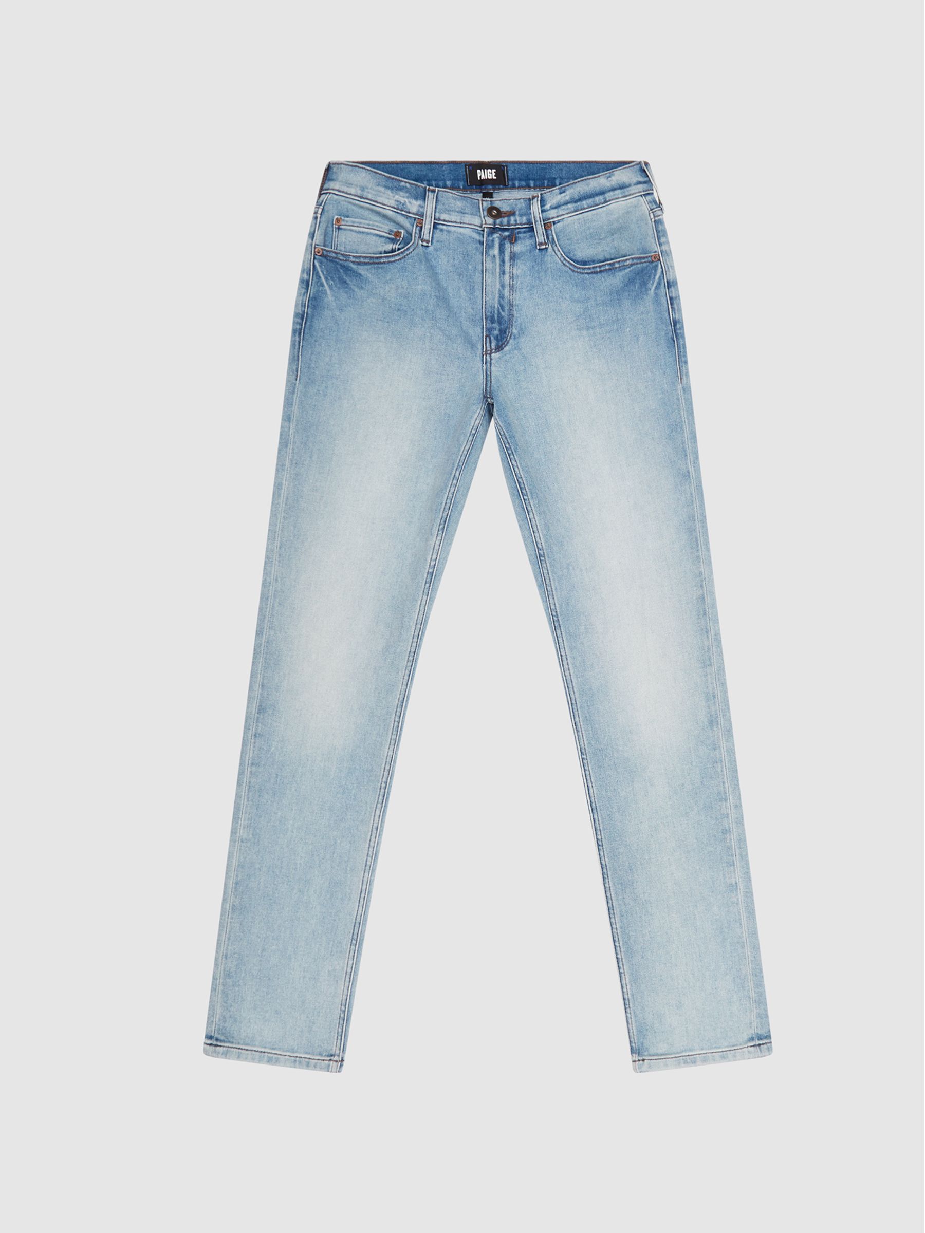 Paige High Stretch Slim Fit Jeans in Pruitt - Image 2 of 6