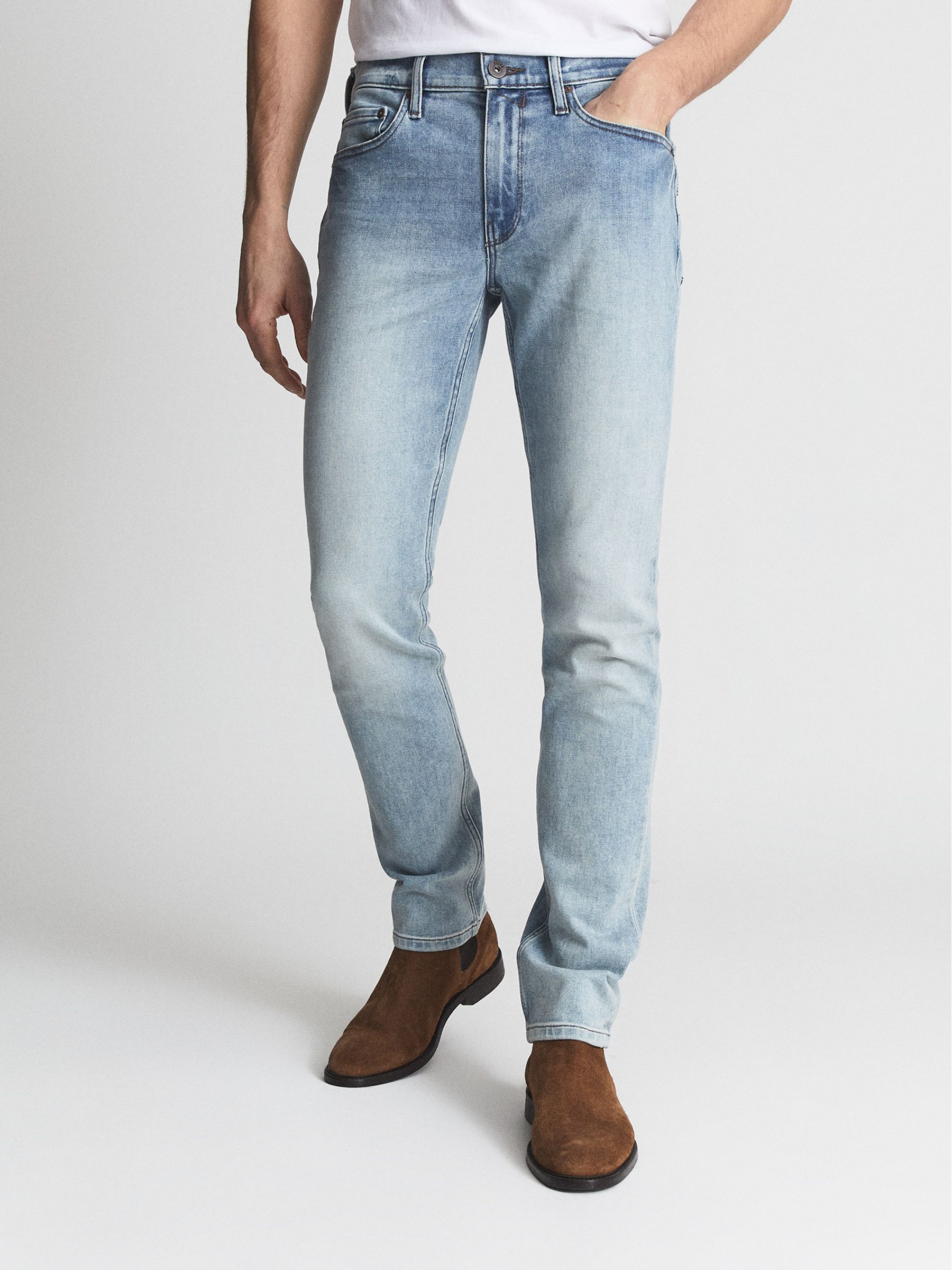 Paige High Stretch Slim Fit Jeans in Pruitt - Image 3 of 6