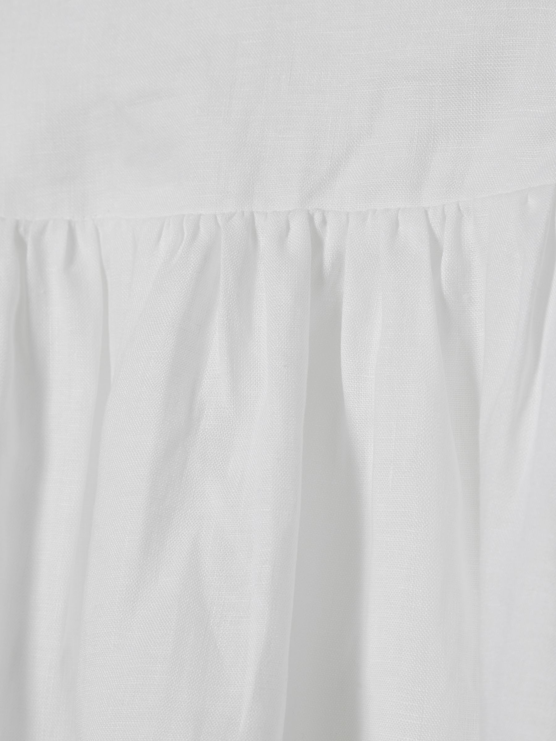 Linen Top in White - Image 6 of 6