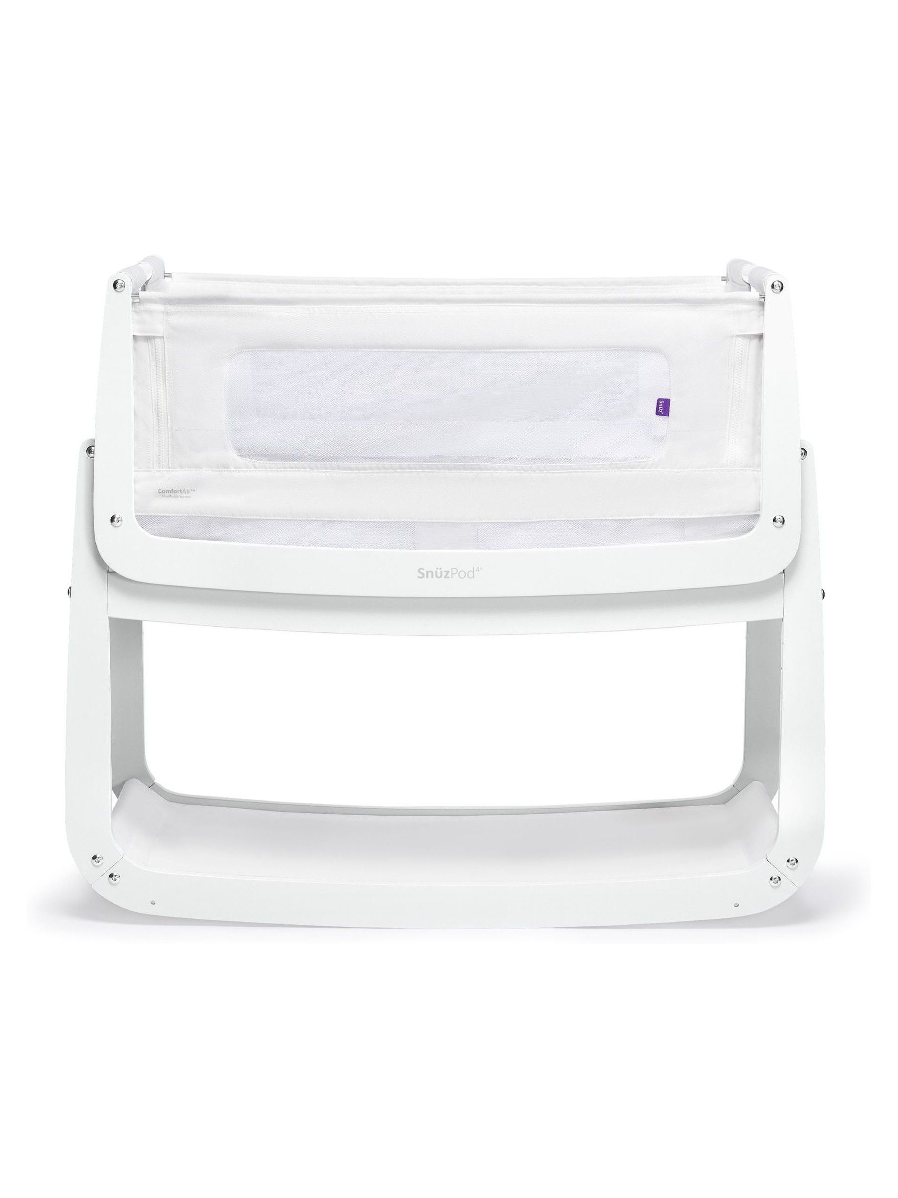 Snuz 4 Piece White SnuzPod4 Bedside Crib Bundle - Image 3 of 10