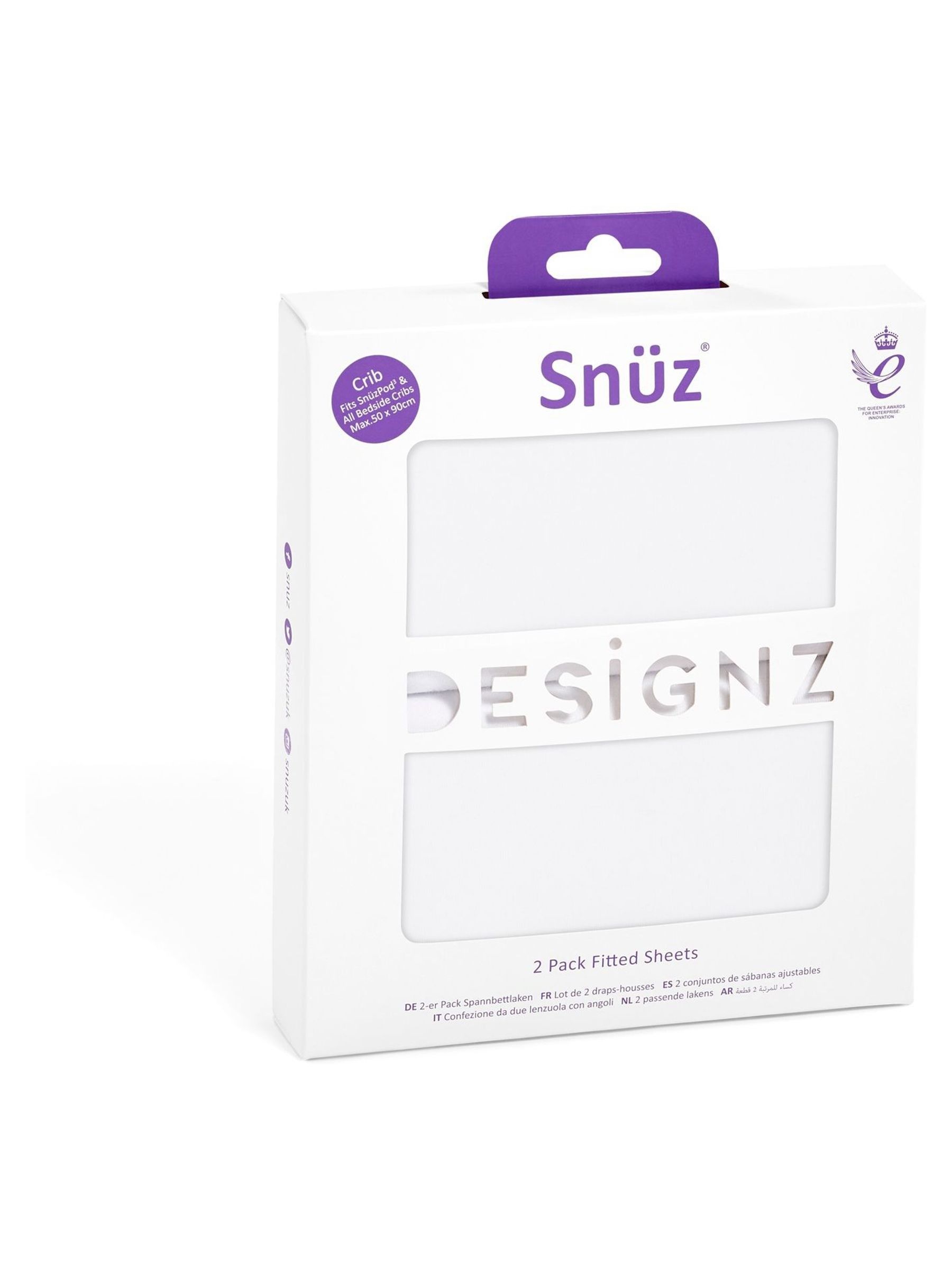 Snuz 4 Piece White SnuzPod4 Bedside Crib Bundle - Image 4 of 10