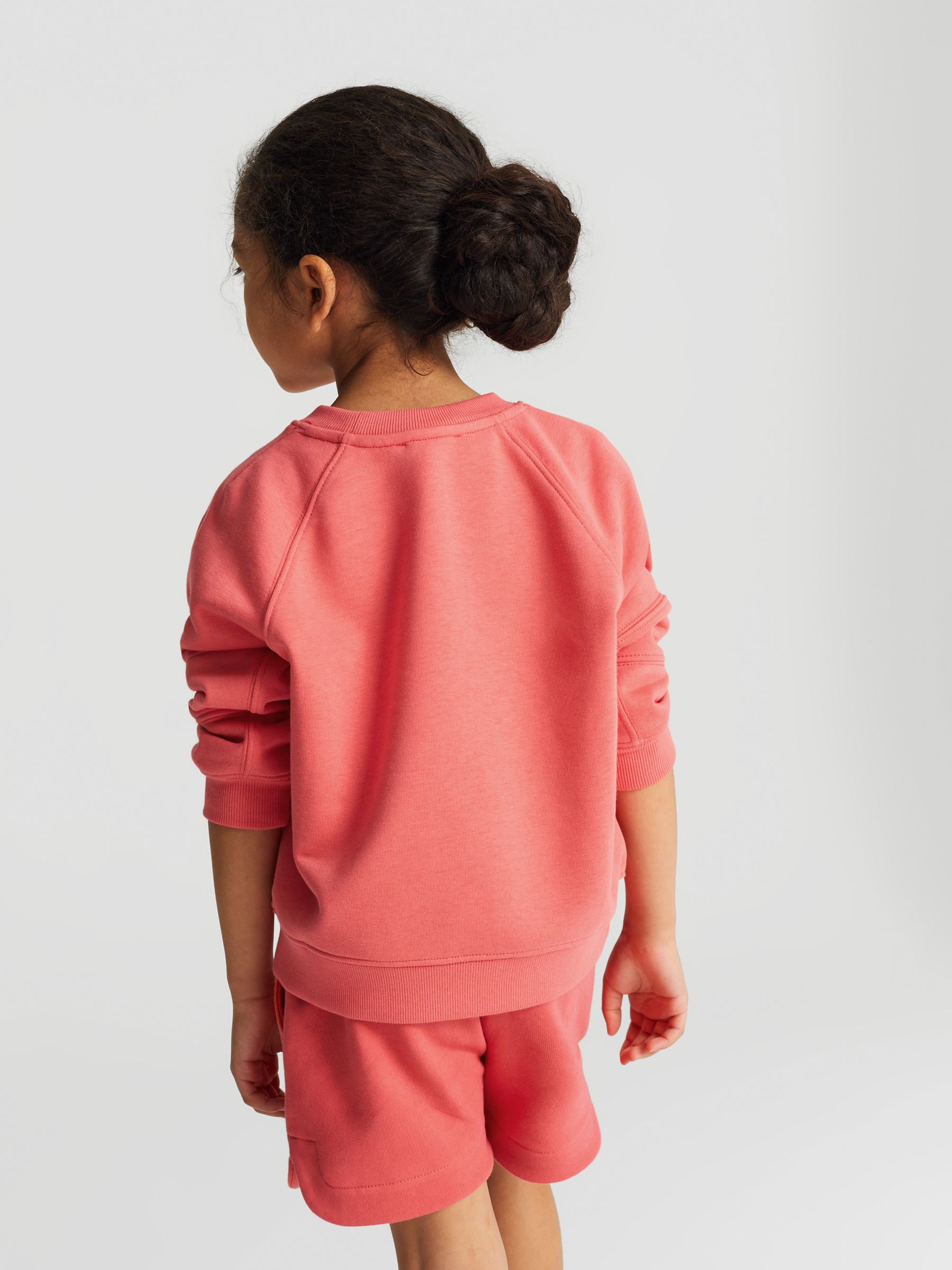 Jersey Shorts in Coral - Image 4 of 5