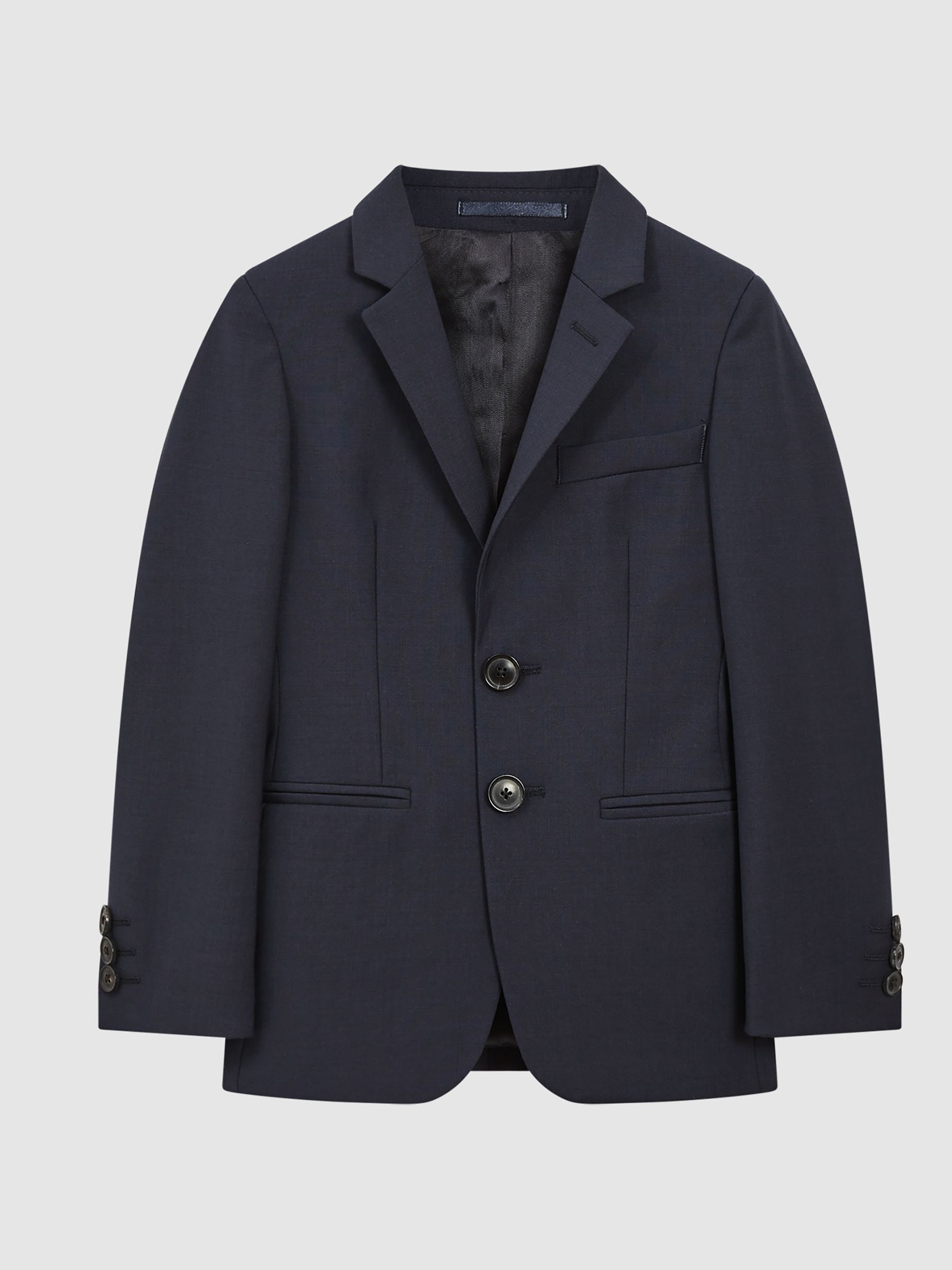 Junior Modern Fit Mixer Blazer in Navy - Image 2 of 6