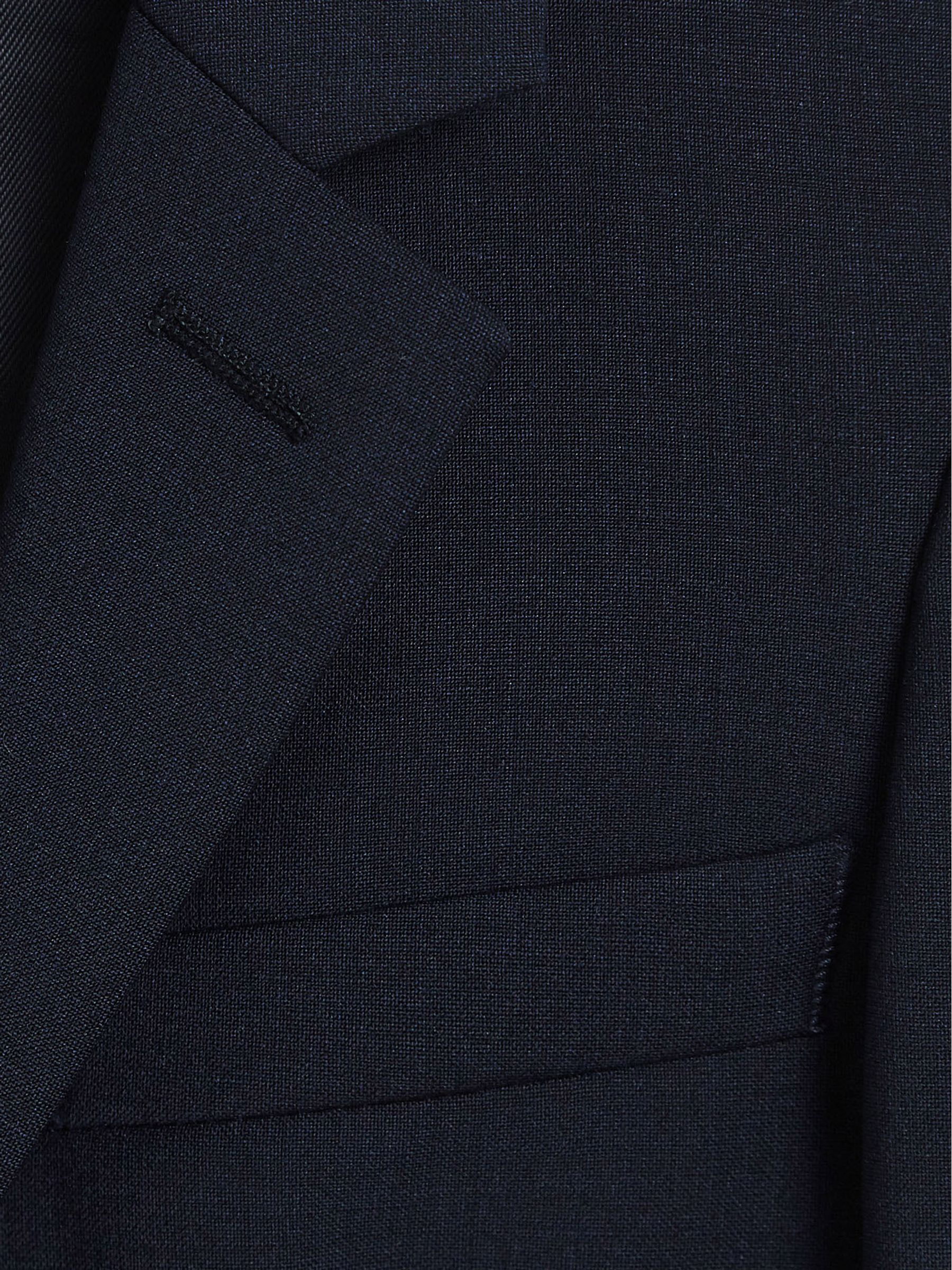 Junior Modern Fit Mixer Blazer in Navy - Image 6 of 6