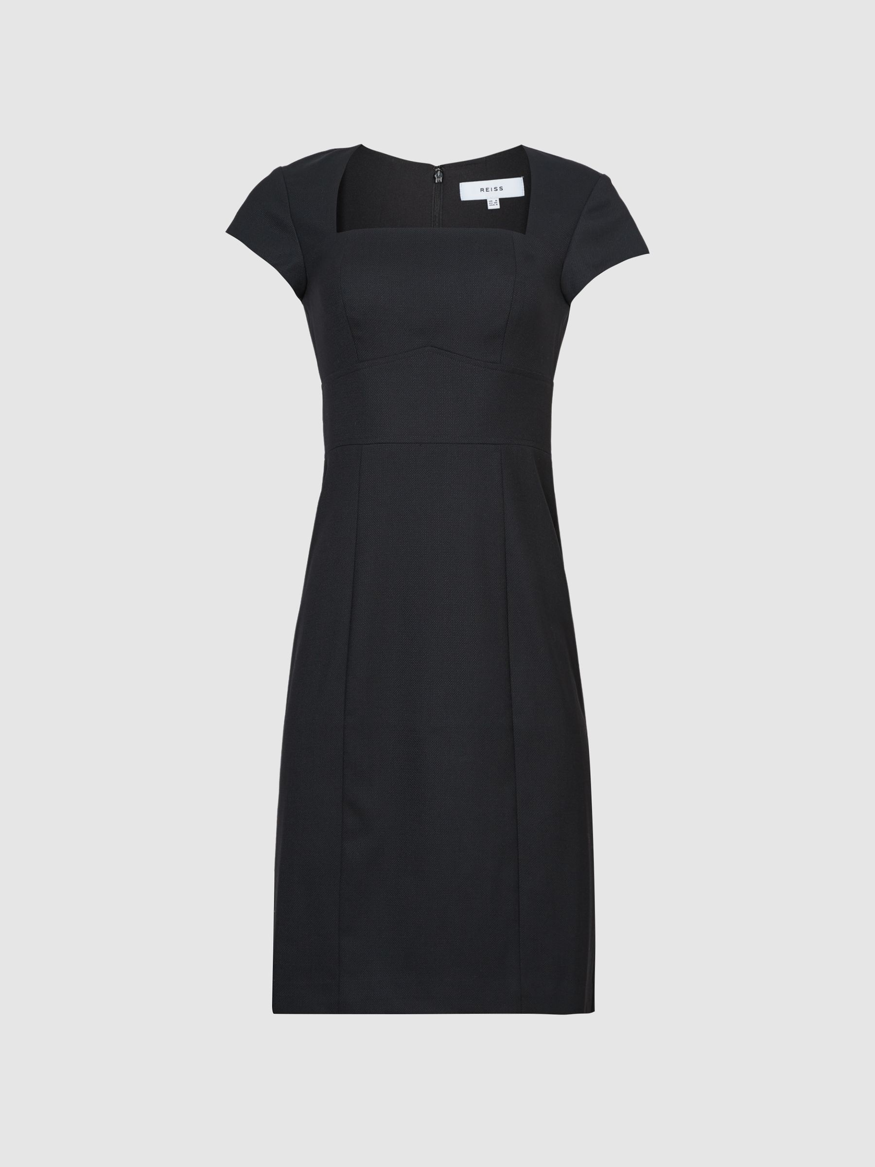【海外限定】REISSスカート☆Haisley high-waisted tailored str Reiss Tailored Dress in Black | REISS