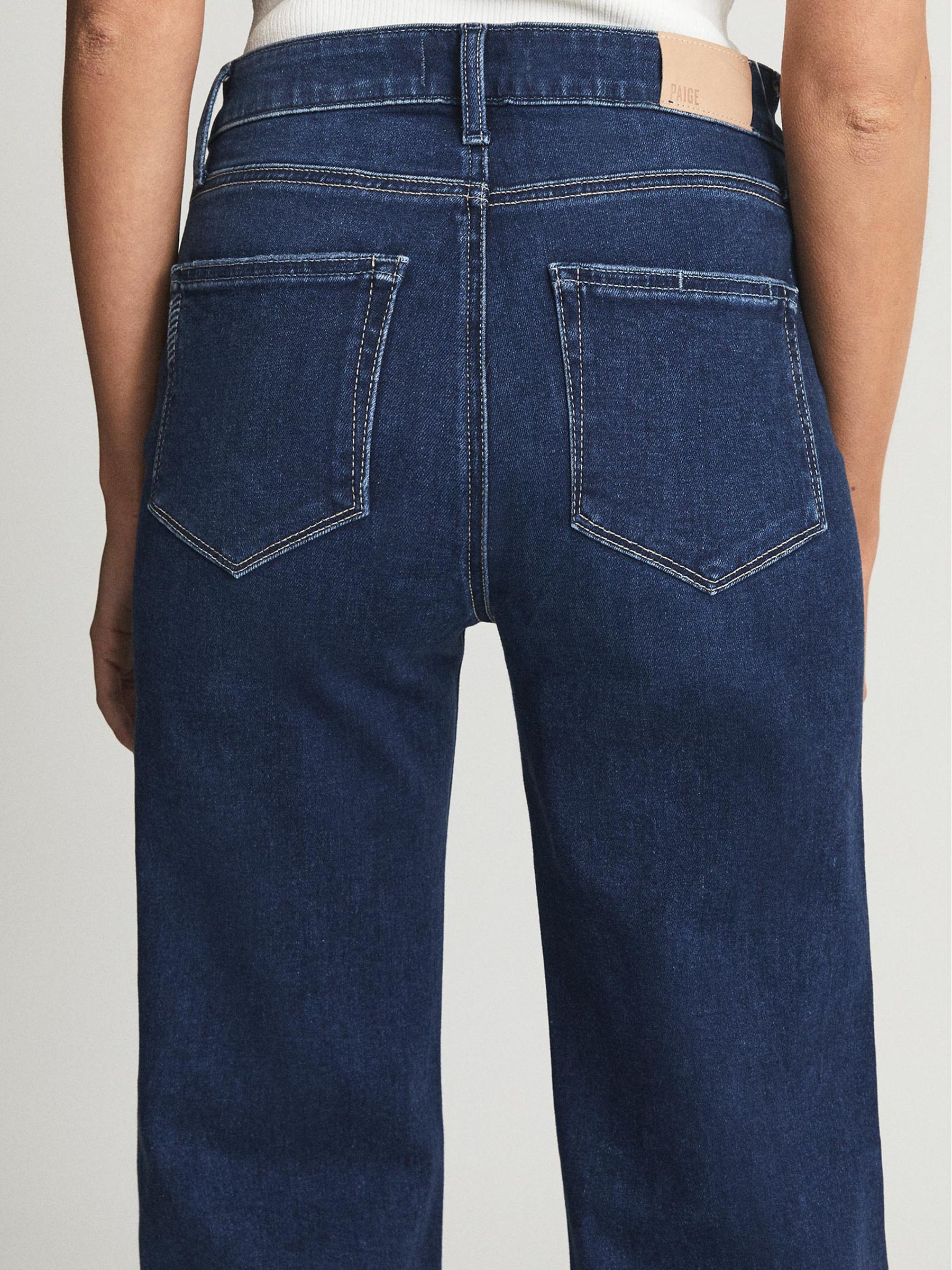 Paige High Rise Flared Jeans in Pale Blue - Image 7 of 7