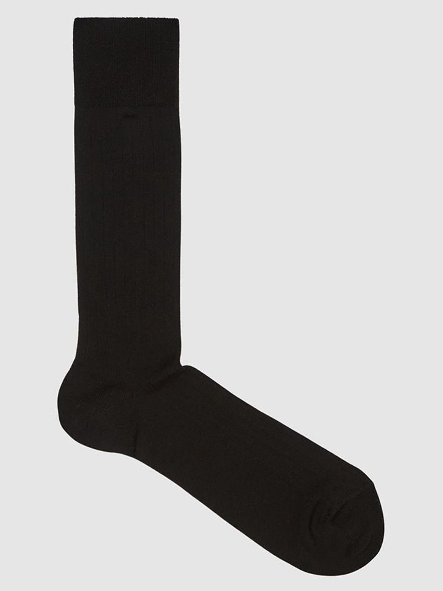 Ribbed Socks in Black - Image 2 of 4