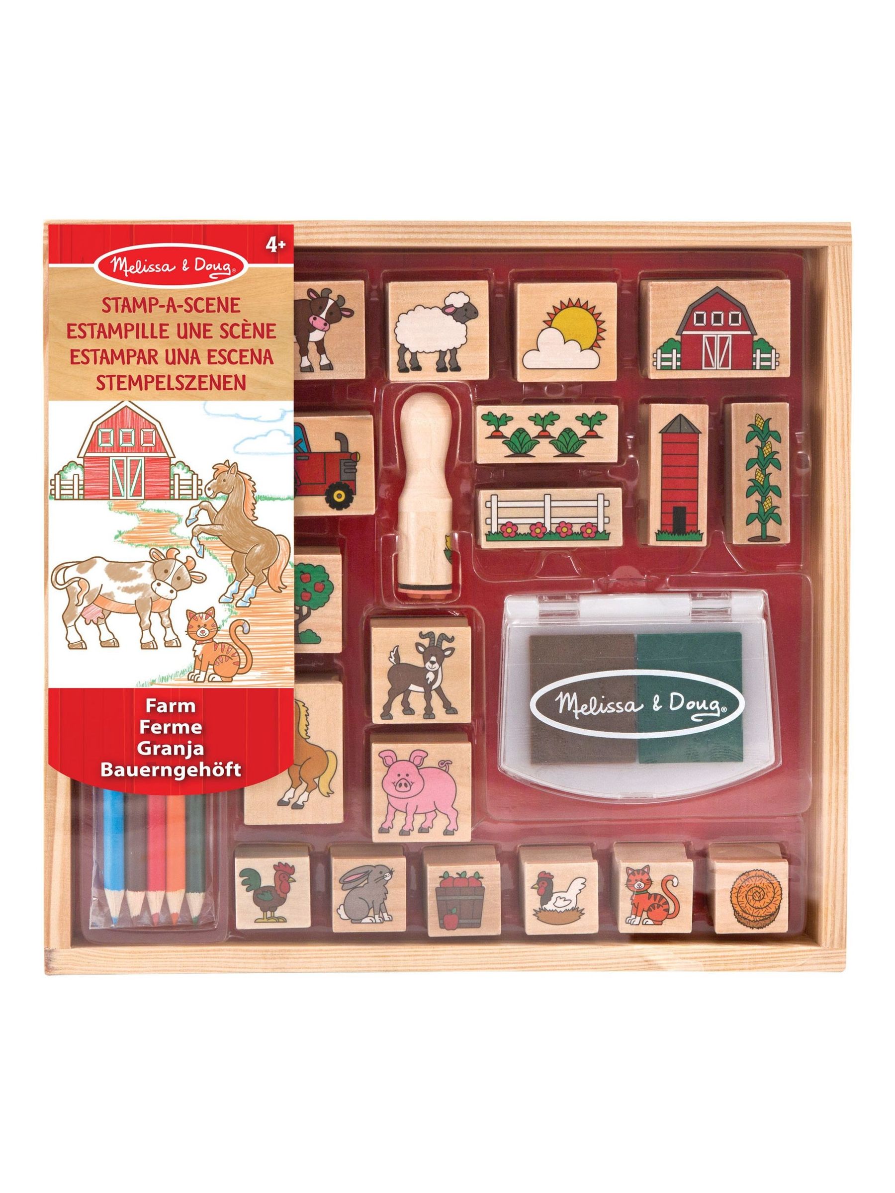 Melissa & Doug Multi Stamp A Scene Farm - Image 1 of 7