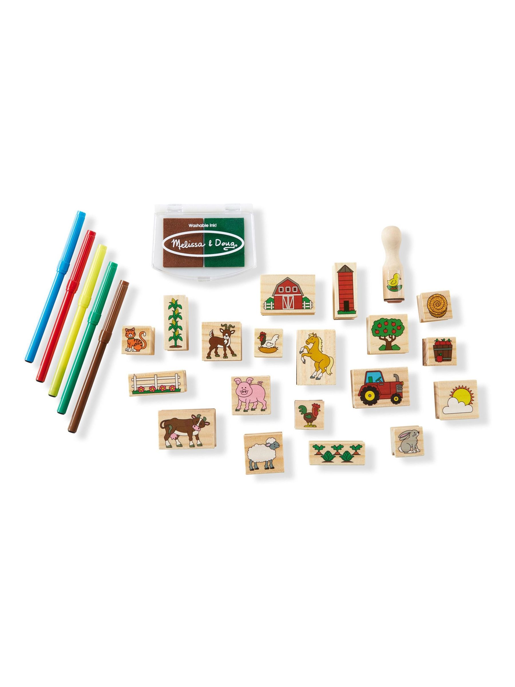 Melissa & Doug Multi Stamp A Scene Farm - Image 2 of 7