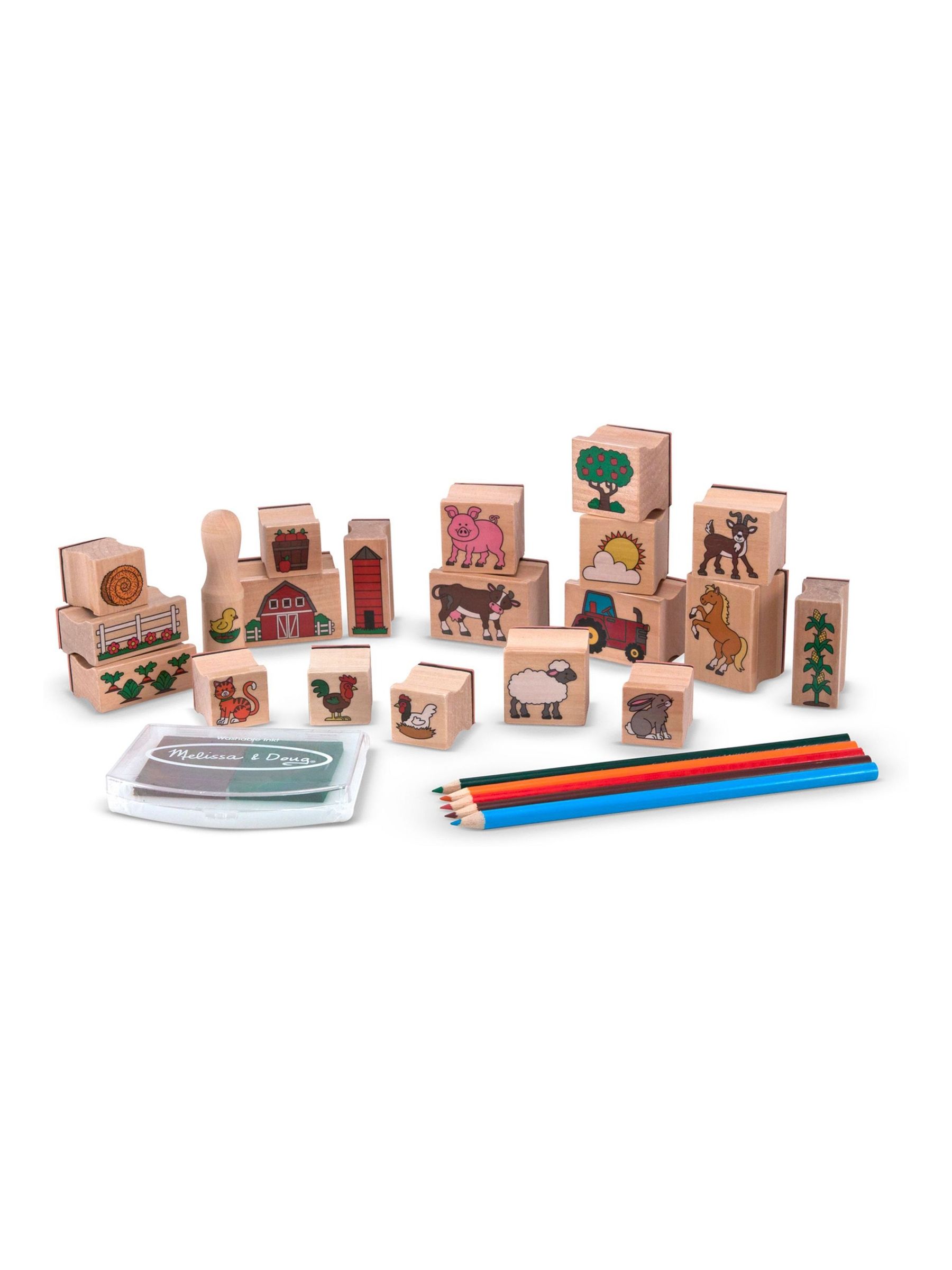 Melissa & Doug Multi Stamp A Scene Farm - Image 4 of 7